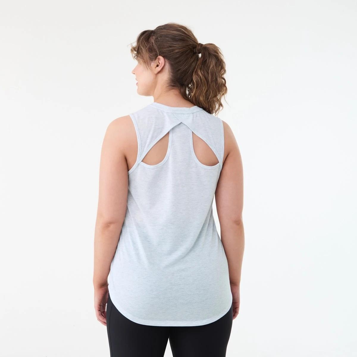 3 Everlast Womens Keyhole Tank EVERLAST WHITE MARLE, 3 of 7