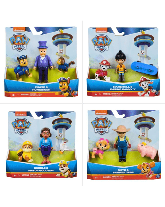 PAW Patrol Core Hero Pup Figure Set - Assorted
