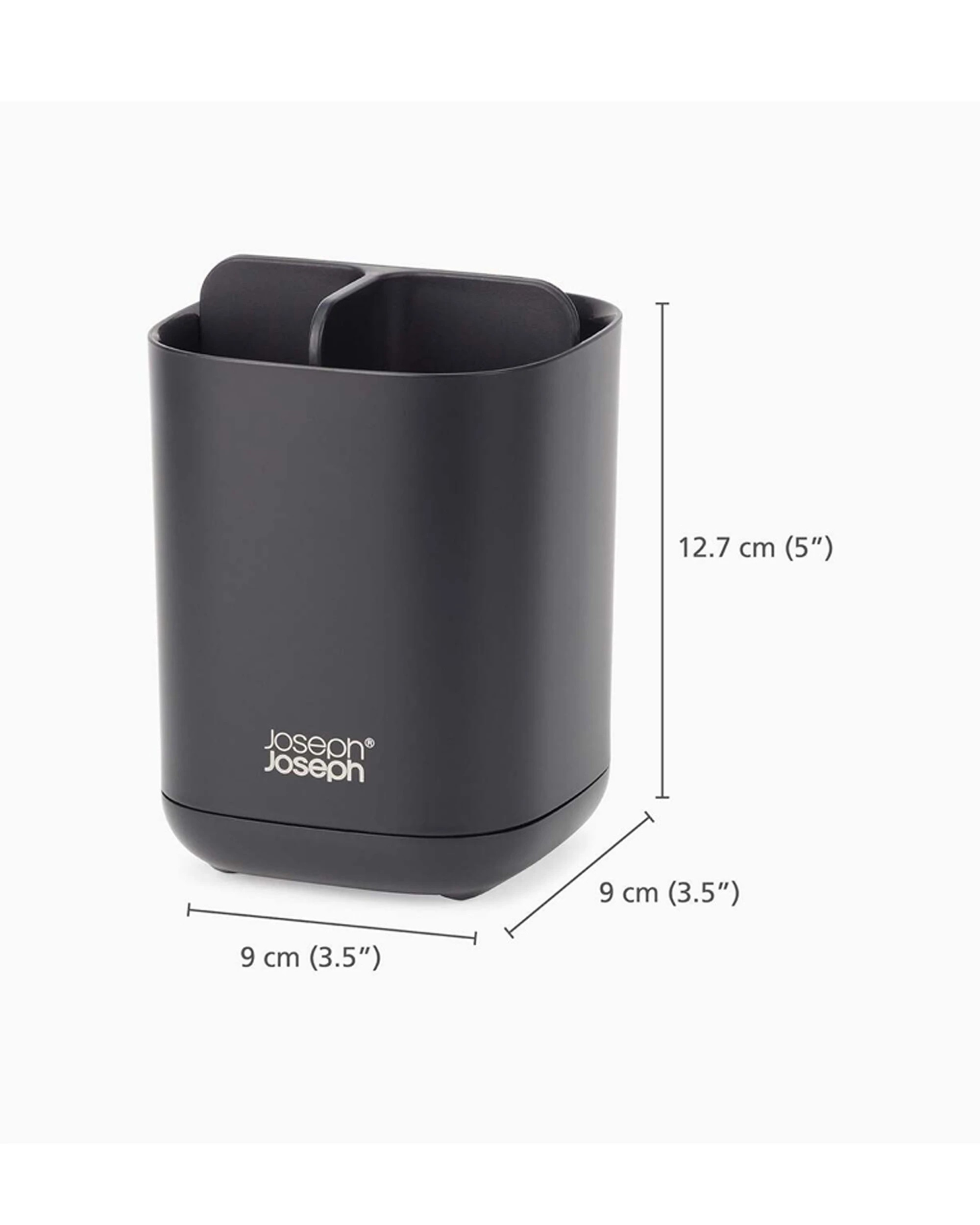7 Joseph Joseph EasyStore Toothbrush Caddy Versatile Storage - Black, 7 of 7