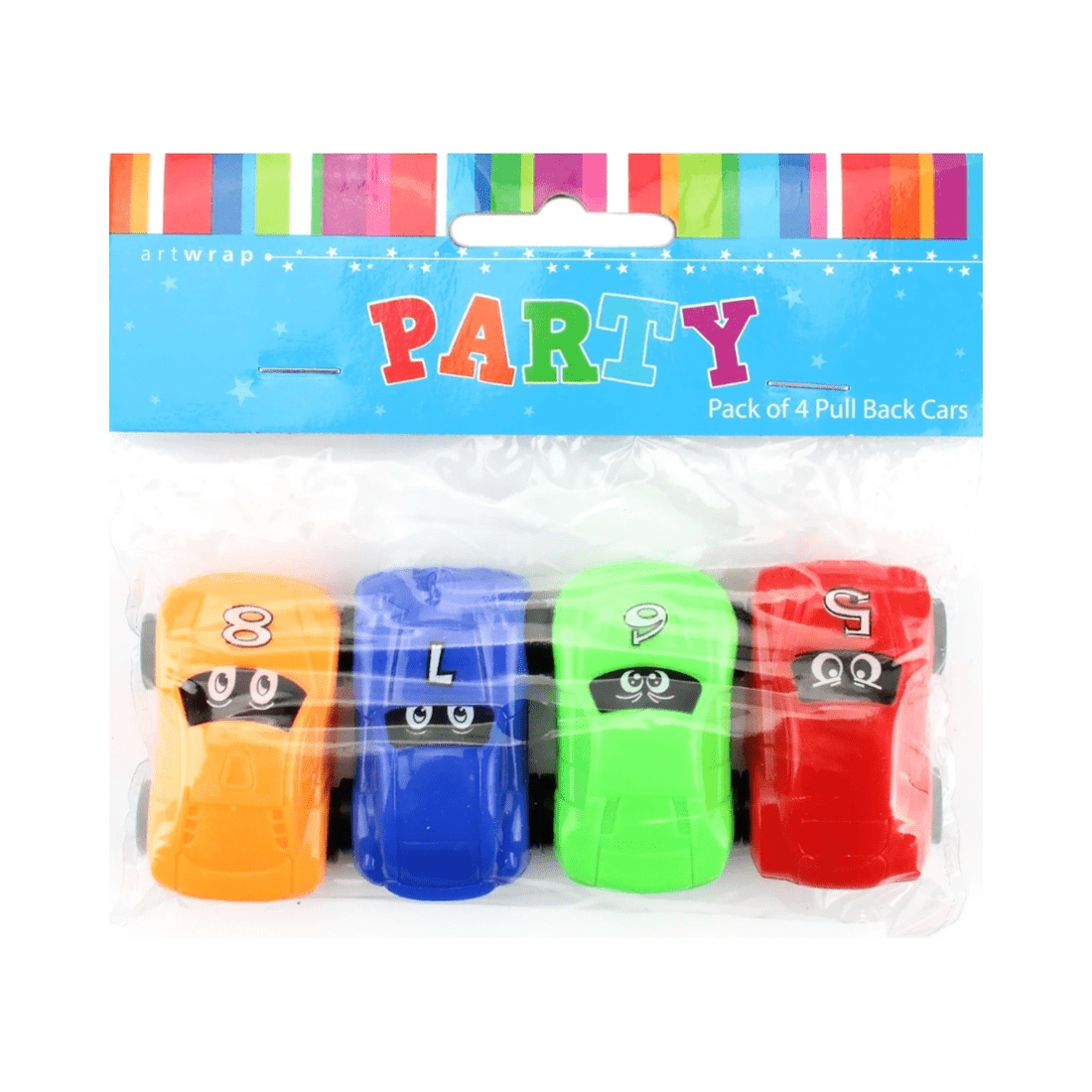 2 Artwrap Mini Pull Back Racing Cars Pack of 4, 2 of 2