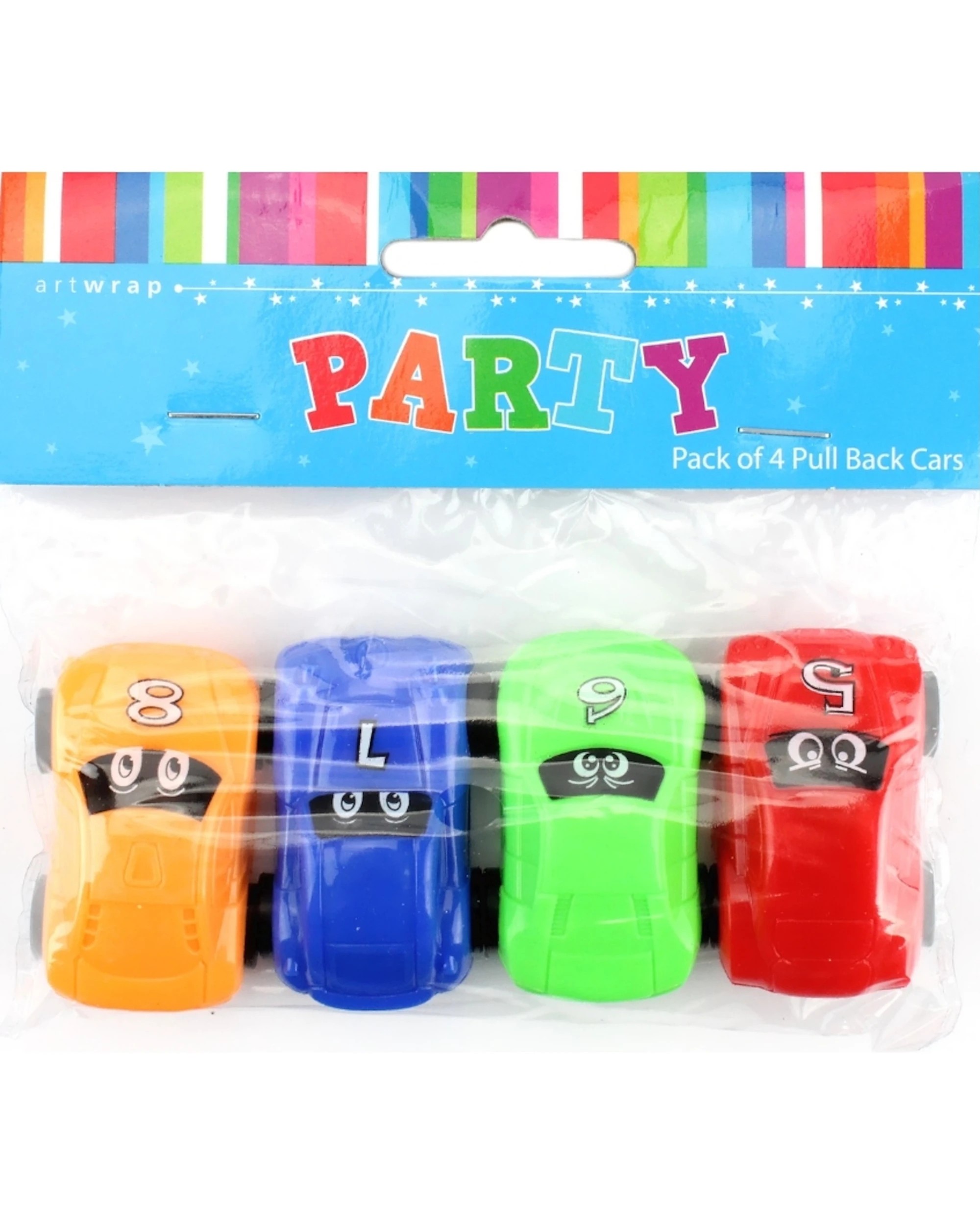 2 Artwrap Mini Pull Back Racing Cars Pack of 4, 2 of 2