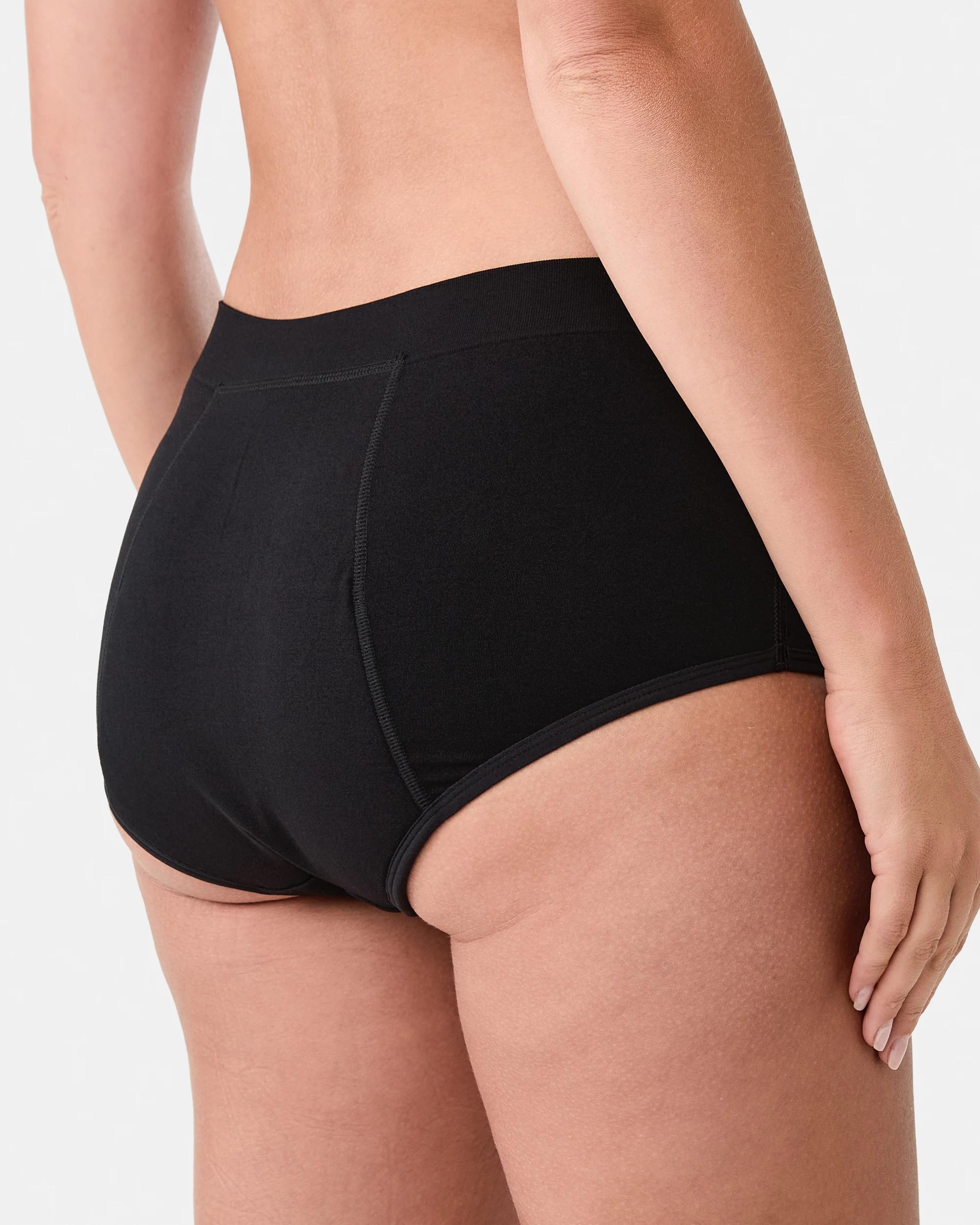 3 2 Pack Smoothing Boyleg Period Briefs - Moderate and Heavy Flow Black, 3 of 6