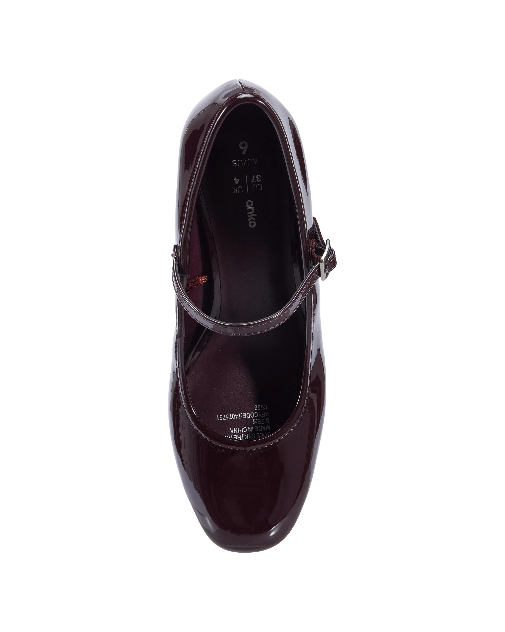 3 Buckle Heels Wine, 3 of 5