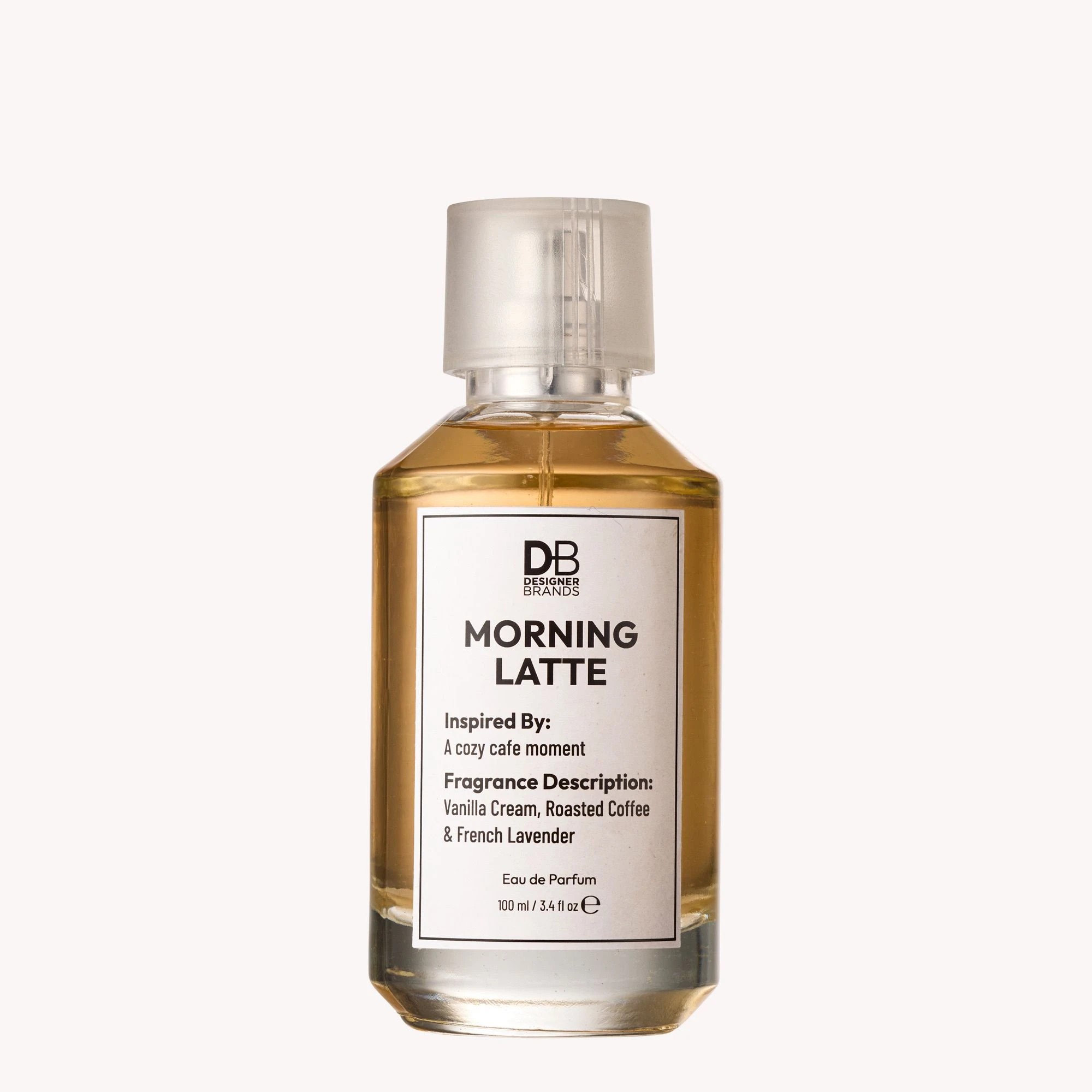 1 DB Designer Brands Morning Latte EDP. Roasted Coffee, Vanilla & Lavender 100ml, 1 of 1