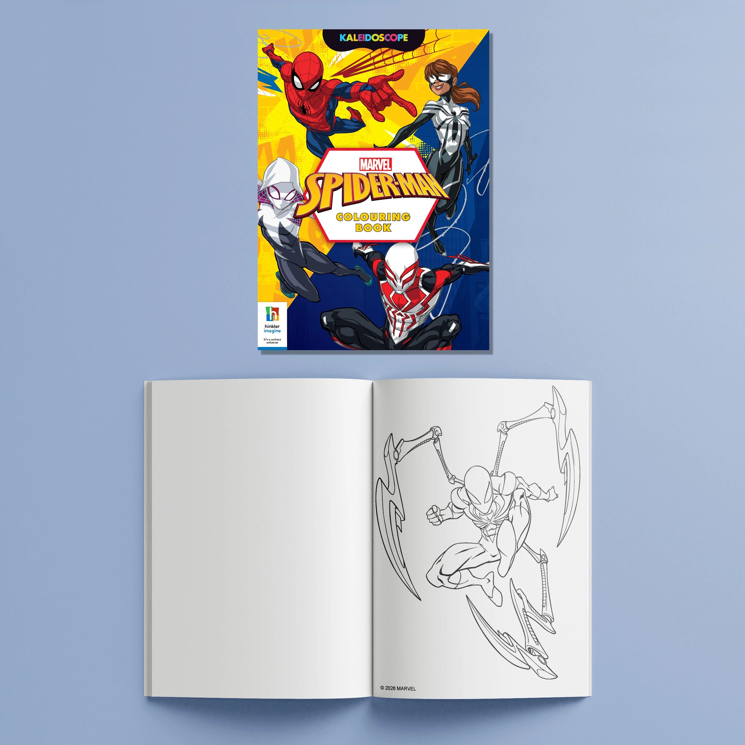 6 Kaleidoscope Marvel Spider-Man Colouring Carry Case - Book, 6 of 7