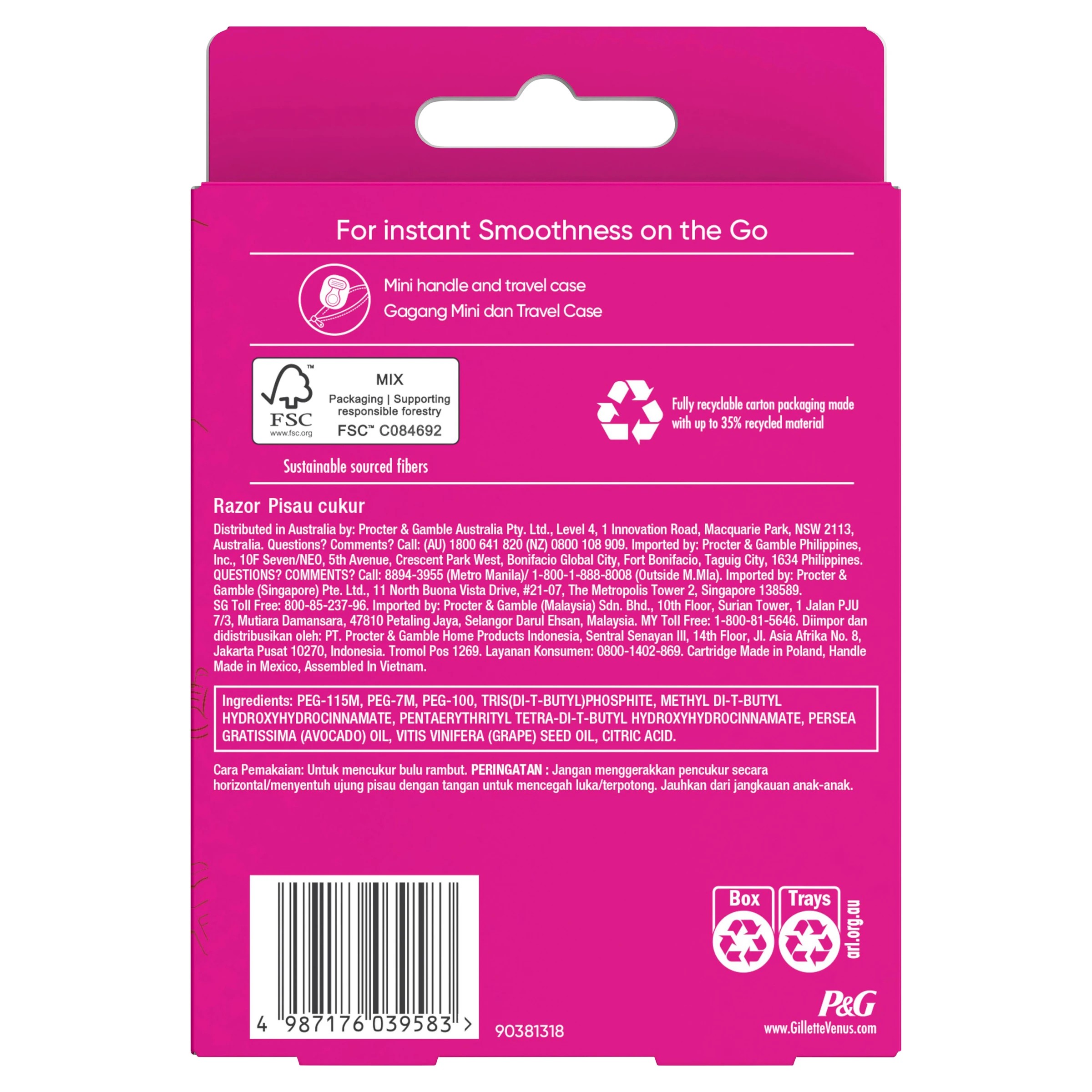 2 Gillette Venus Extra Smooth Snap Razor, 2 of 7