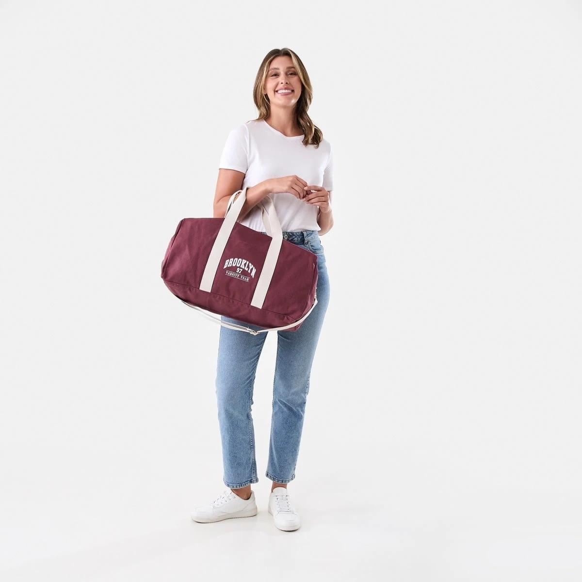 5 Canvas Weekender Bag Varsity, 5 of 5