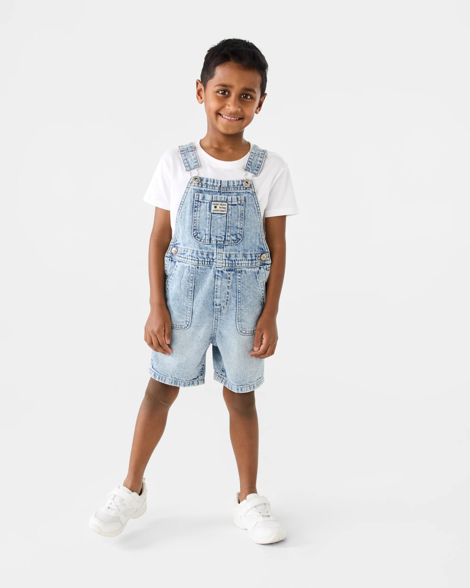 7 Denim Overalls Bleach Blu, 7 of 8