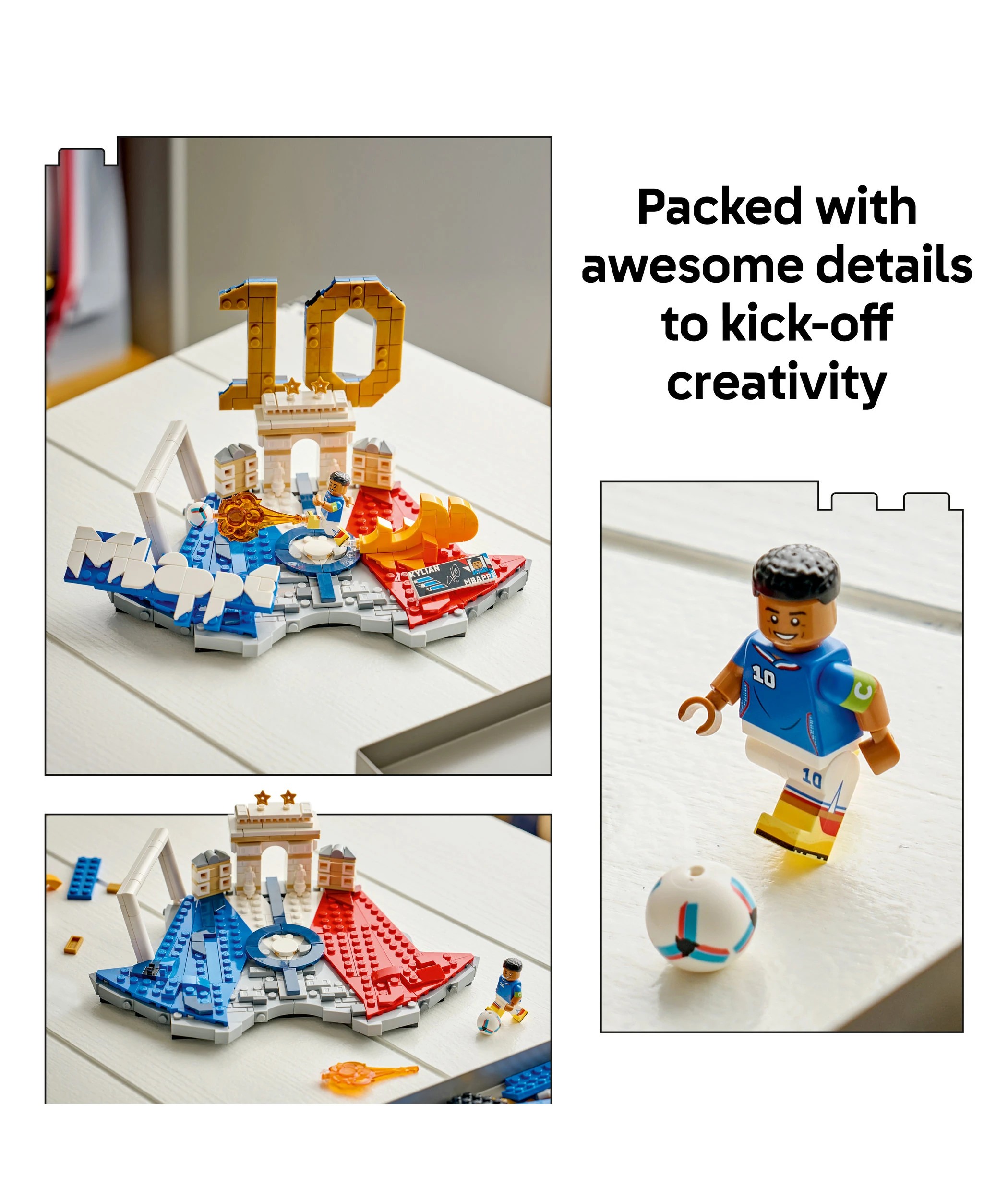 4 LEGO Editions Football Kylian Mbappe - Football Highlights 43013, 4 of 10