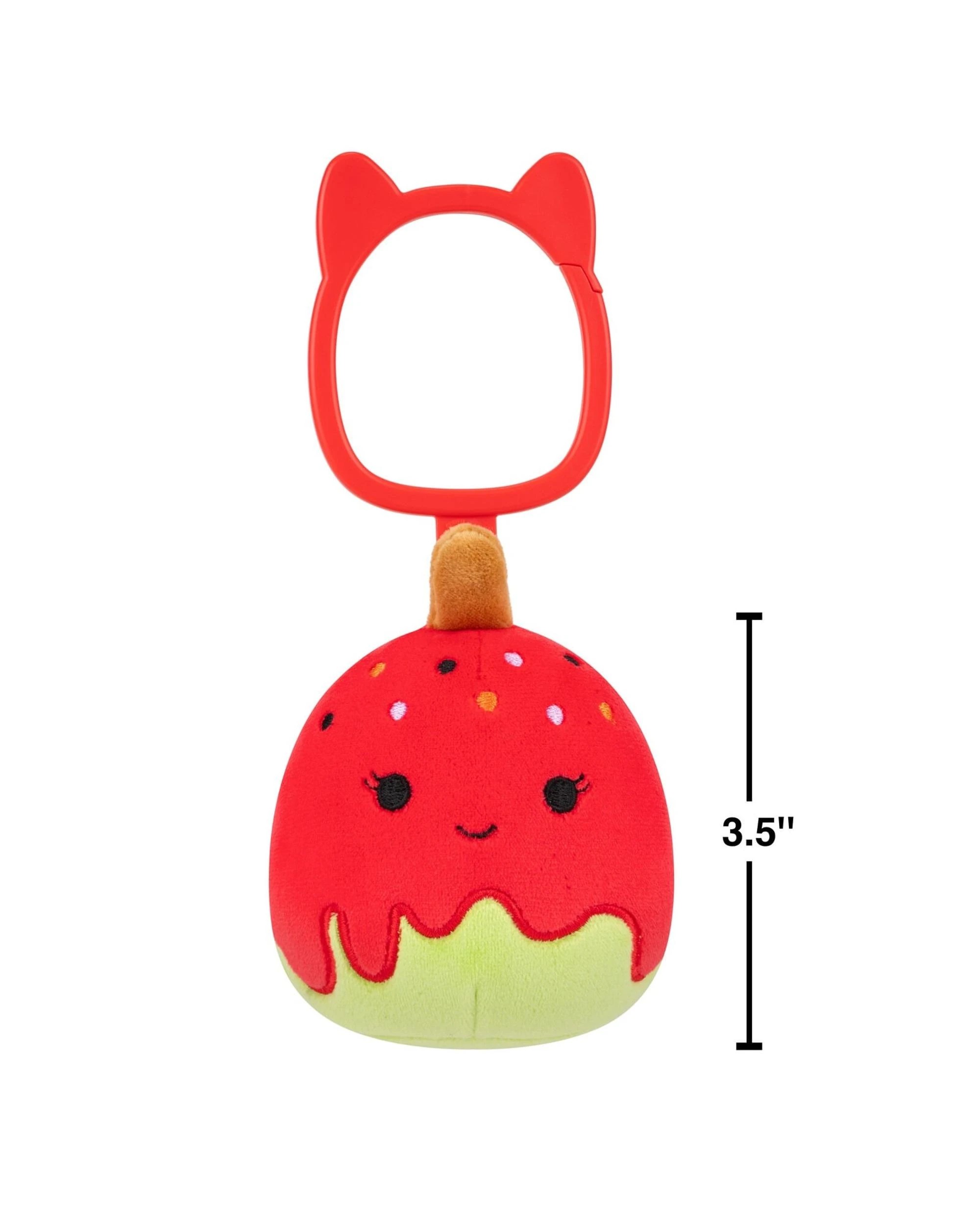 5 Squishmallows Halloween Keir the Candy Apple 3.5 inch Clip-On Plush - Multi, 5 of 6