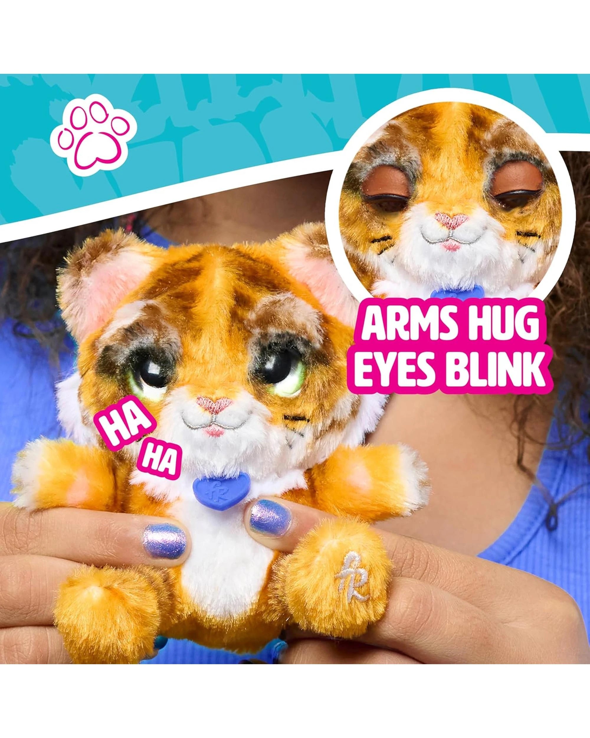4 FurReal My Minis Little Hugs Tiger, 4 of 5