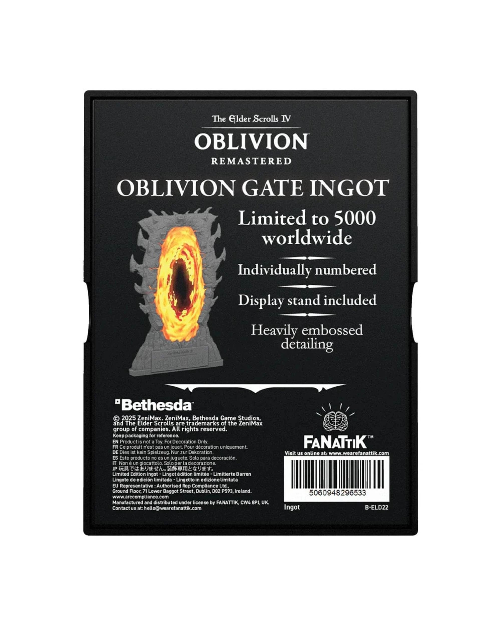 3 The Elder Scrolls IV: Oblivion Remastered Oblivion Gate Ingot, 3 of 10