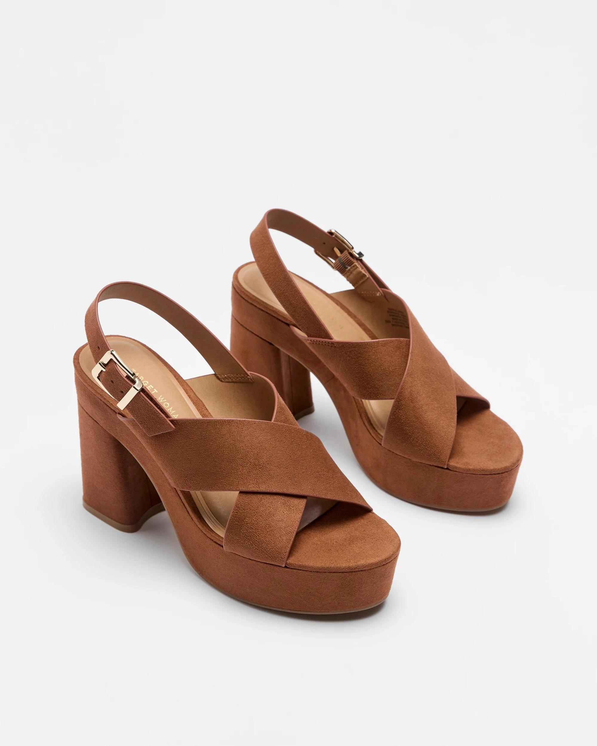 3 Target Woman Womens Platform Heel - Pippa TAN SUEDE-LIKE, 3 of 3