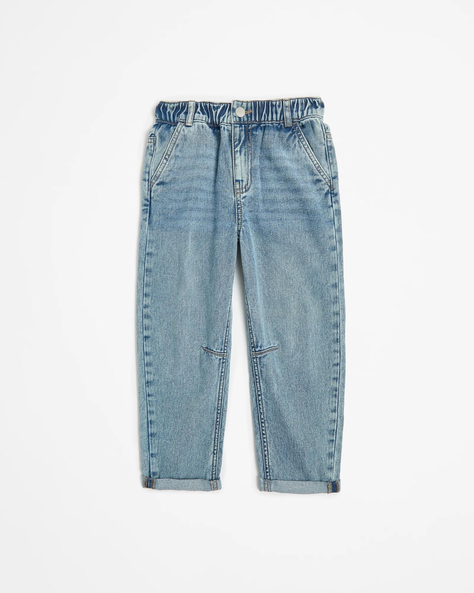 4 Target Relaxed Balloon Fit Denim Jeans MID WASH, 4 of 5