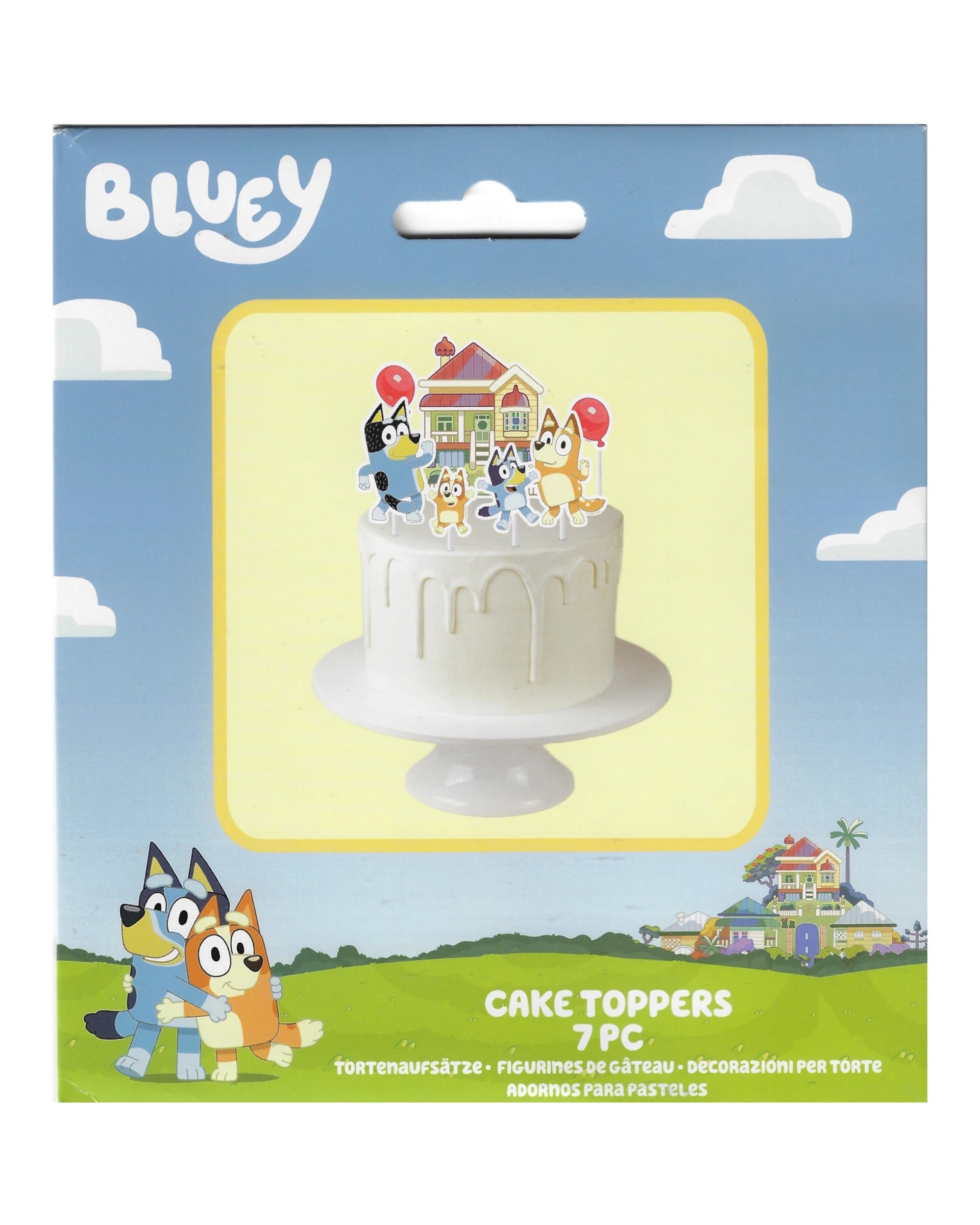 3 CCDS Bluey Cake Toppers Pack of 7 - Multi, 3 of 4