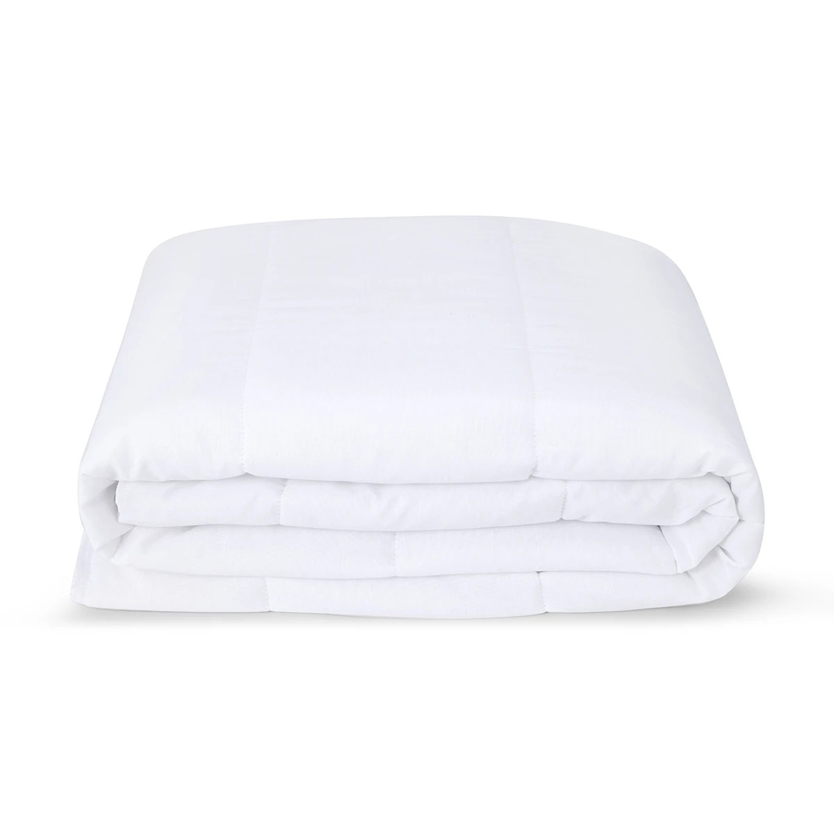 2 Strapped Mattress Protector - Queen Bed, White, 2 of 4