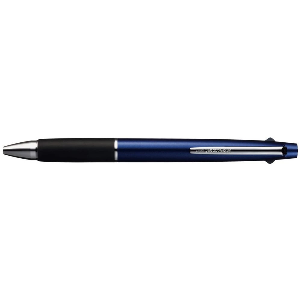 1 Uni Jetstream 3 Colour Multi Pen 0.7mm Navy Barrel, 1 of 3