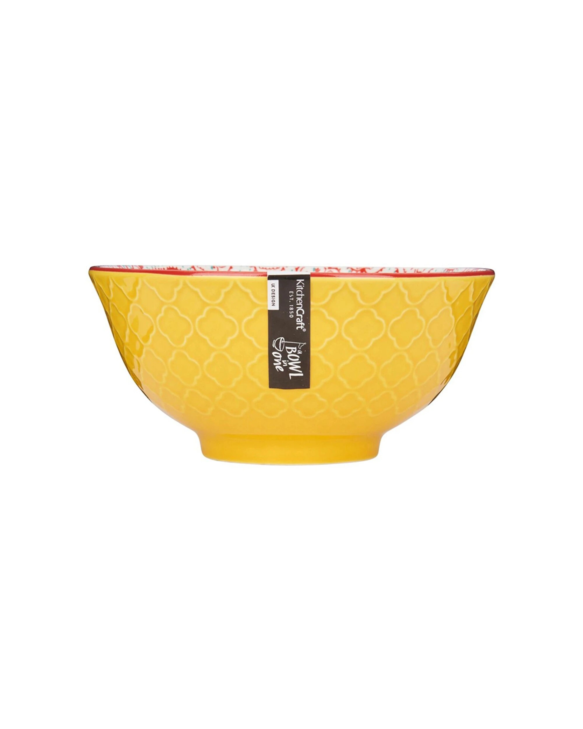 4 Mikasa 4pc Does It All Kitchen Glazed Bowl 15.7cm Durable Microwave Dishwasher Safe - Multi, 4 of 8