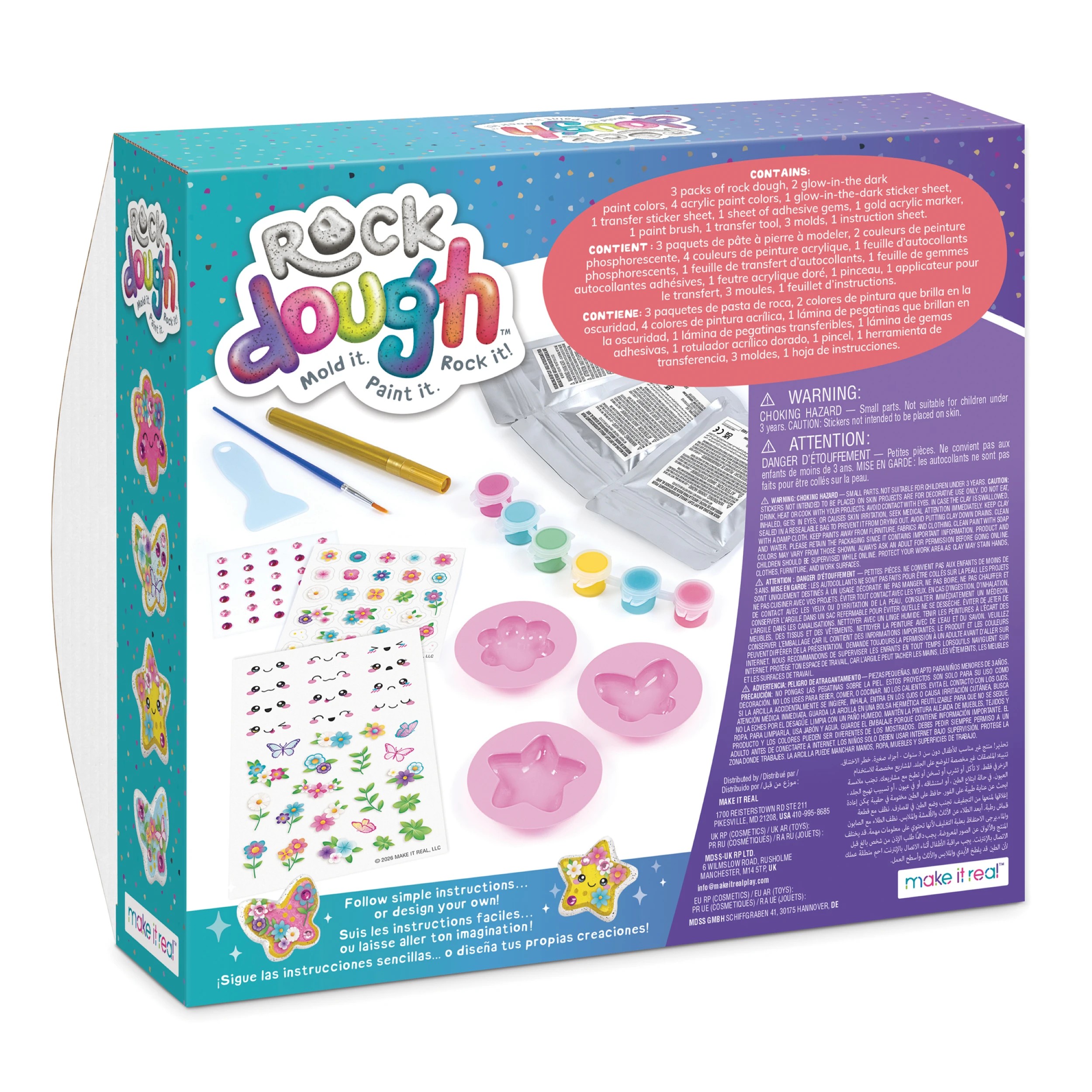 2 Make It Real Rock Dough - Multi, 2 of 9