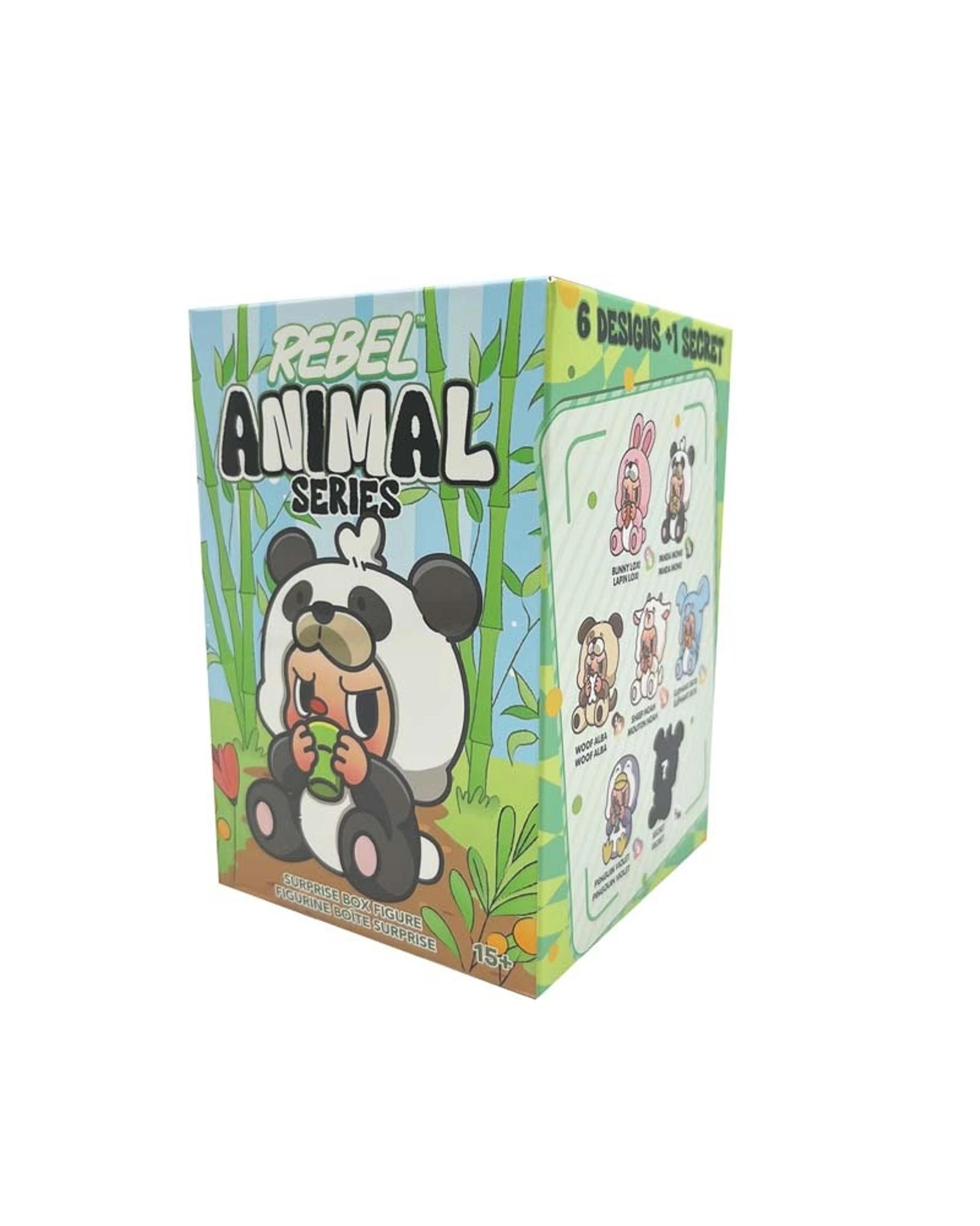 1 Rebel Bear Mystery Animal Series Plush Blind Box, 1 of 10