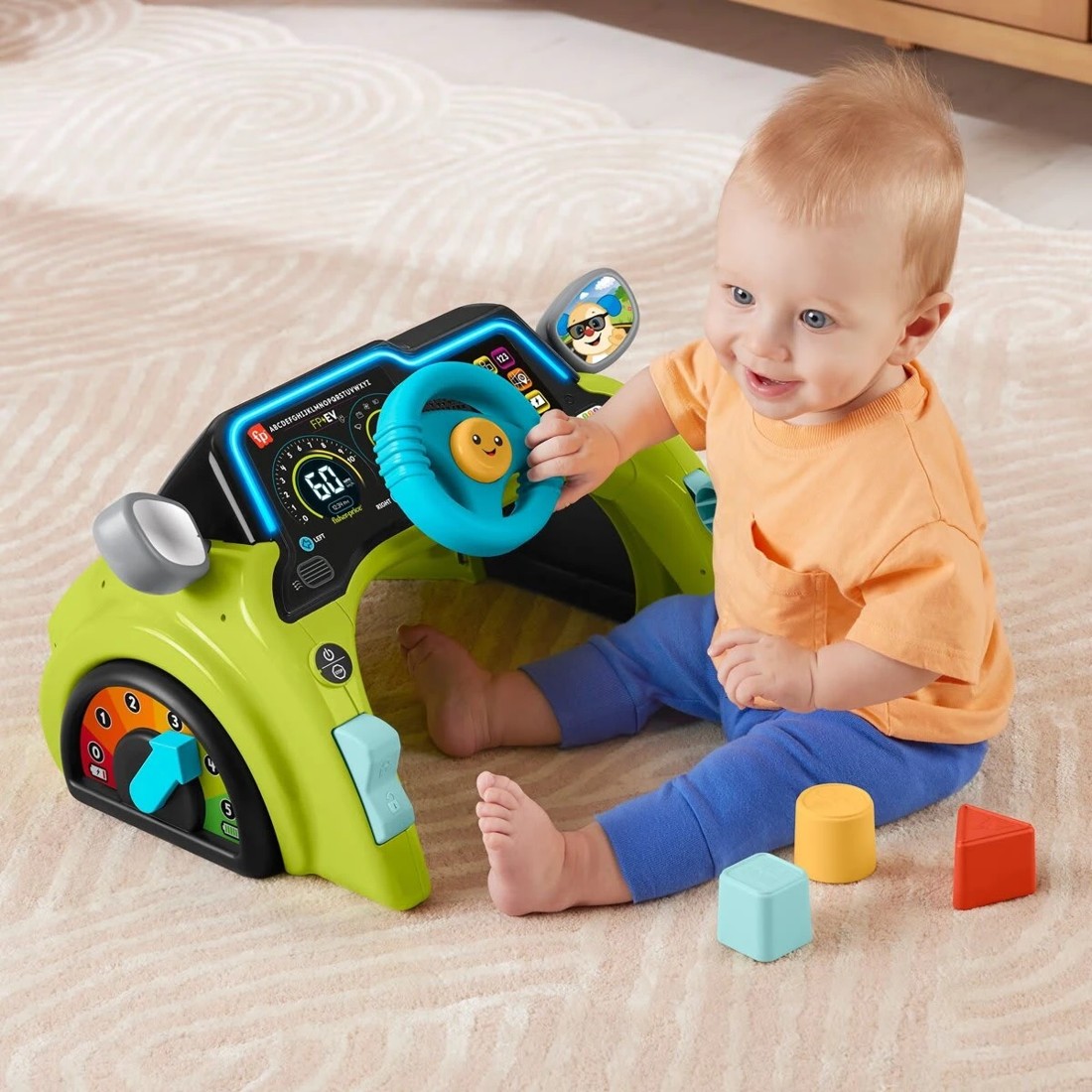 6 Fisher-Price Laugh and Learn Sit and Steer Driver Activity Centre, 6 of 6
