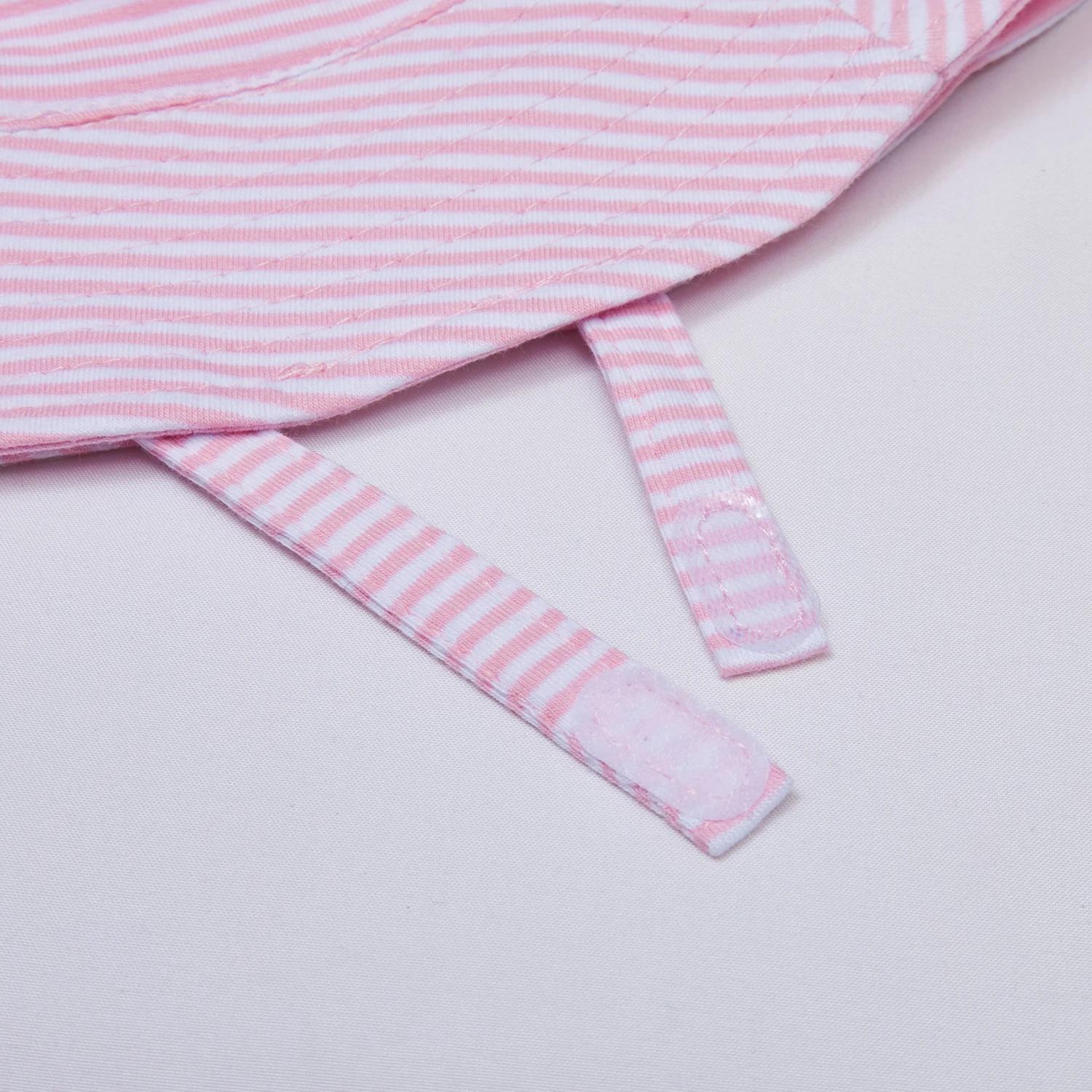 6 Snugtime Stipe Jersey Bucket Hat, Pinkstripe Xsmall PINK, 6 of 6