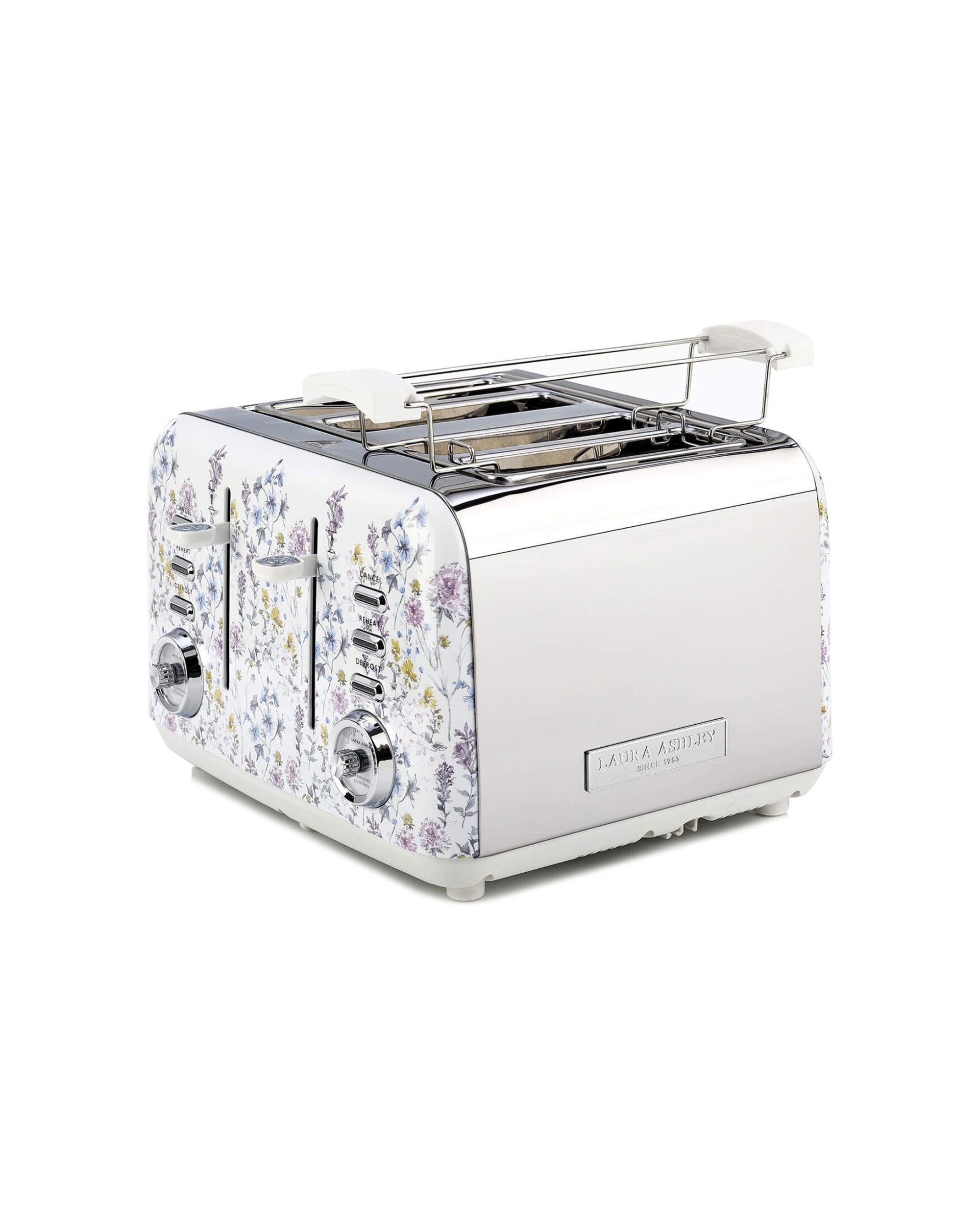 3 Laura Ashley 1.7L Dome Electric Kettle And 4 Slice Toaster Combo Wild Meadow, 3 of 7
