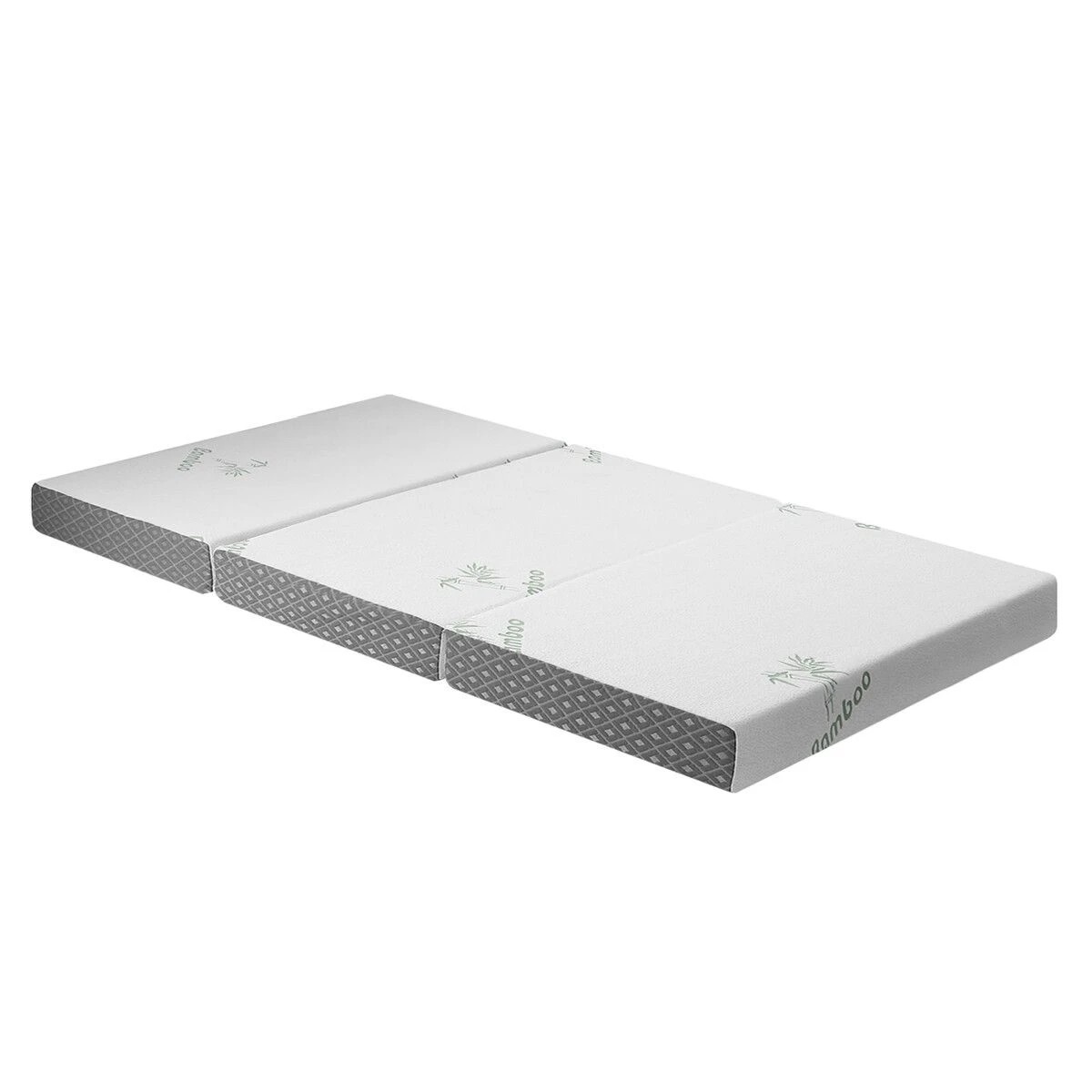 2 LUXDREAM Foldable Foam Mattress Queen Size Trifold 200x150x15CM, 2 of 2
