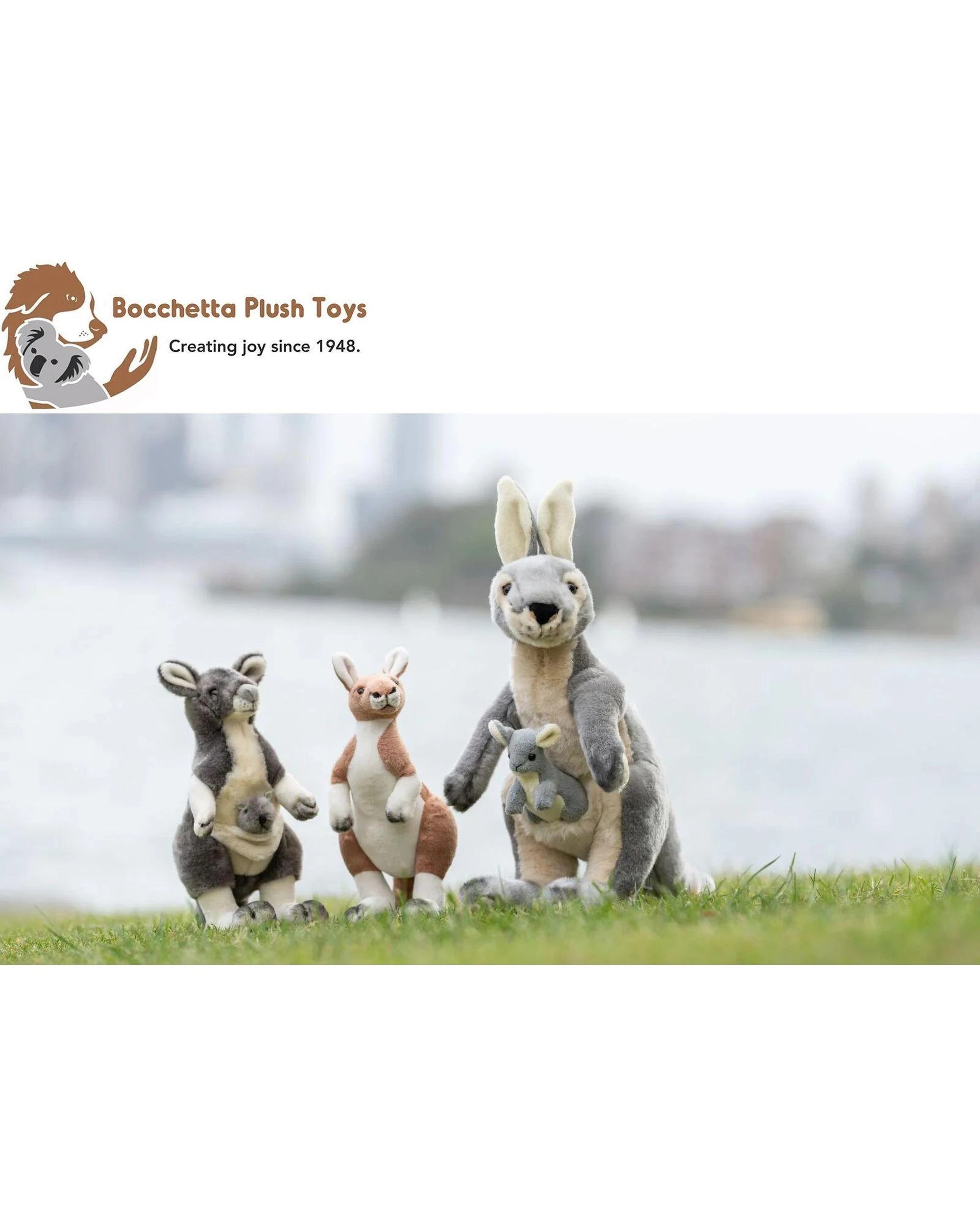 Bocchetta Plush Toys Bocchetta Wombat Plush Toy 24cm Margherita ...