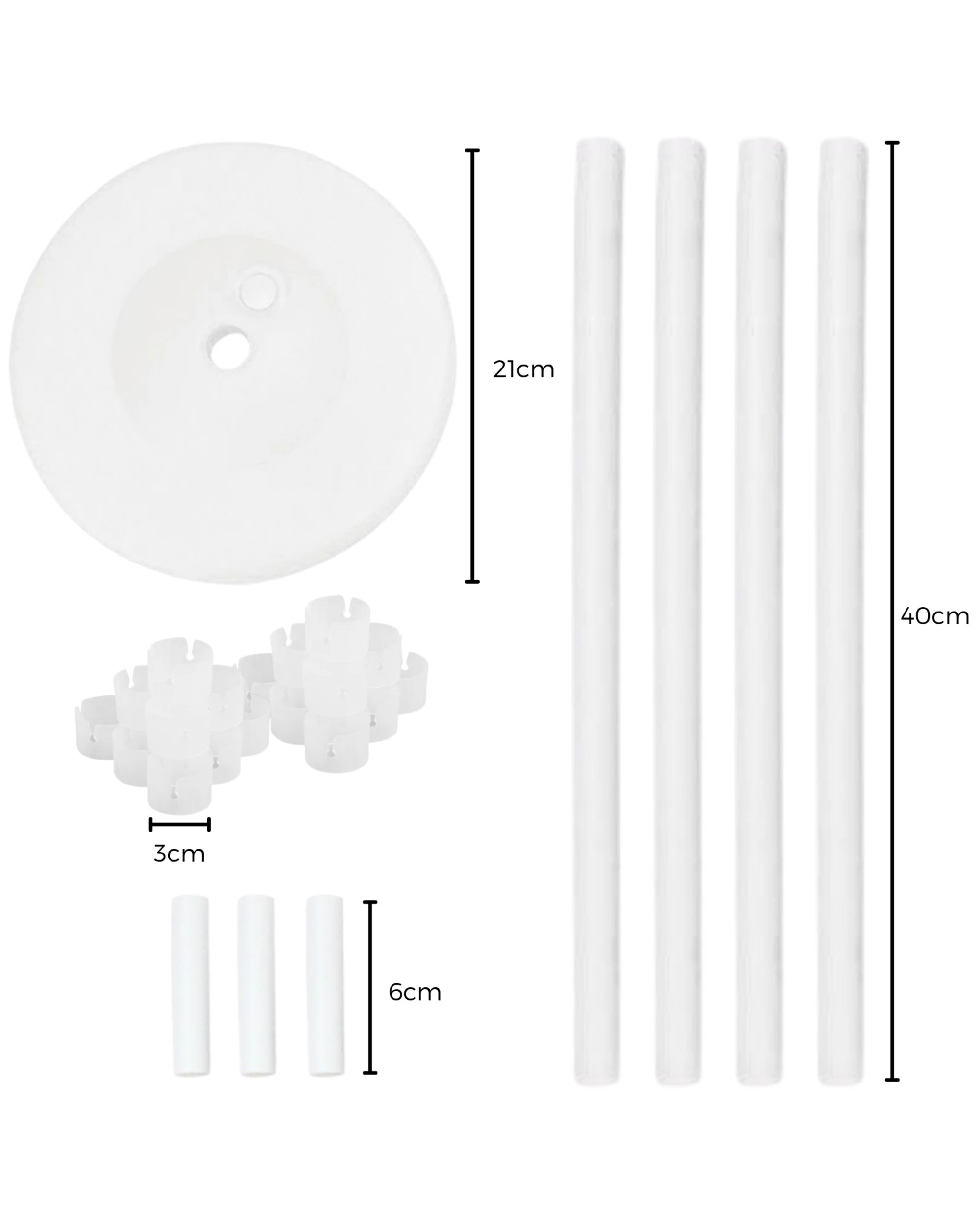 2 Partyrama Balloon Column Stand 1.6m, 2 of 3