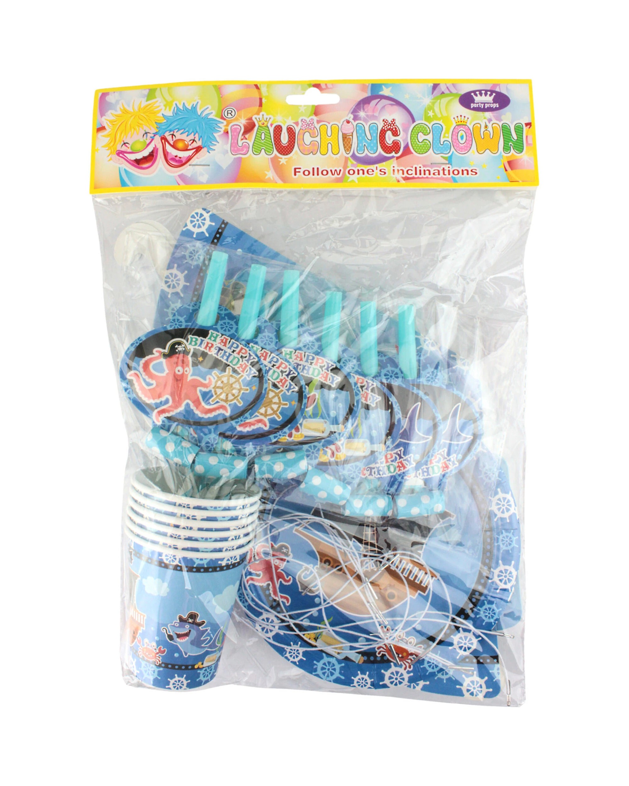 2 Partyrama Pirate Under the Sea Party Pack For 6 Guests, 2 of 3