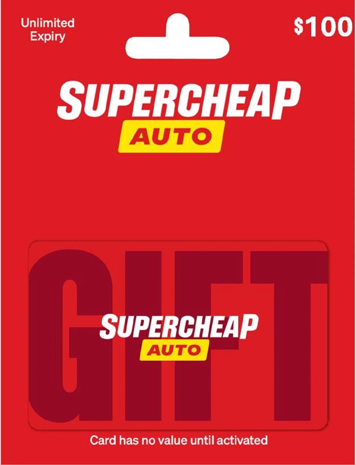 1 Supercheap Auto $100 Gift Card