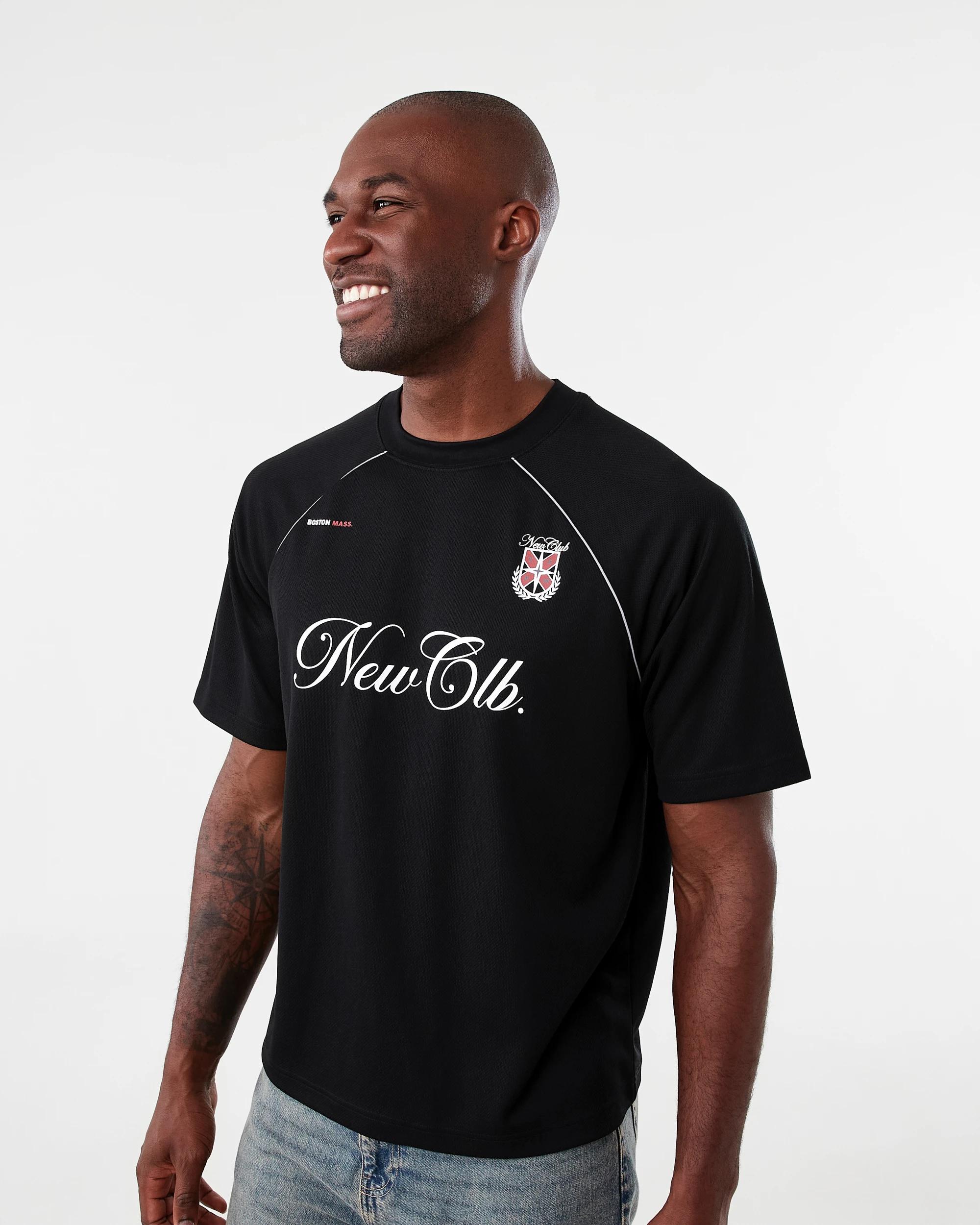 2 Mesh Raglan T-shirt Blk Club, 2 of 6