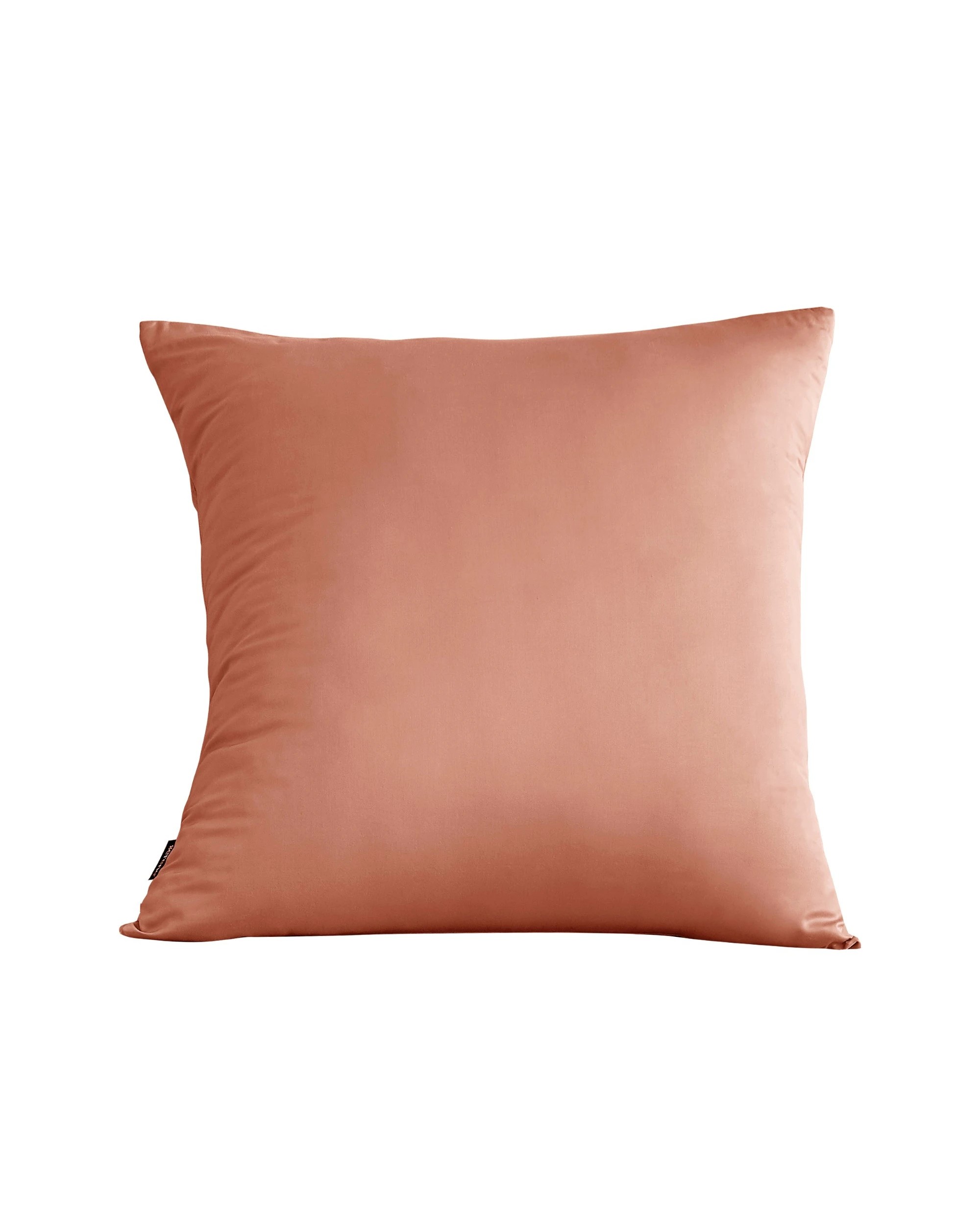 2 Serene 400TC Bamboo Cotton Sateen Euro Pillowcase - Clay, 2 of 3
