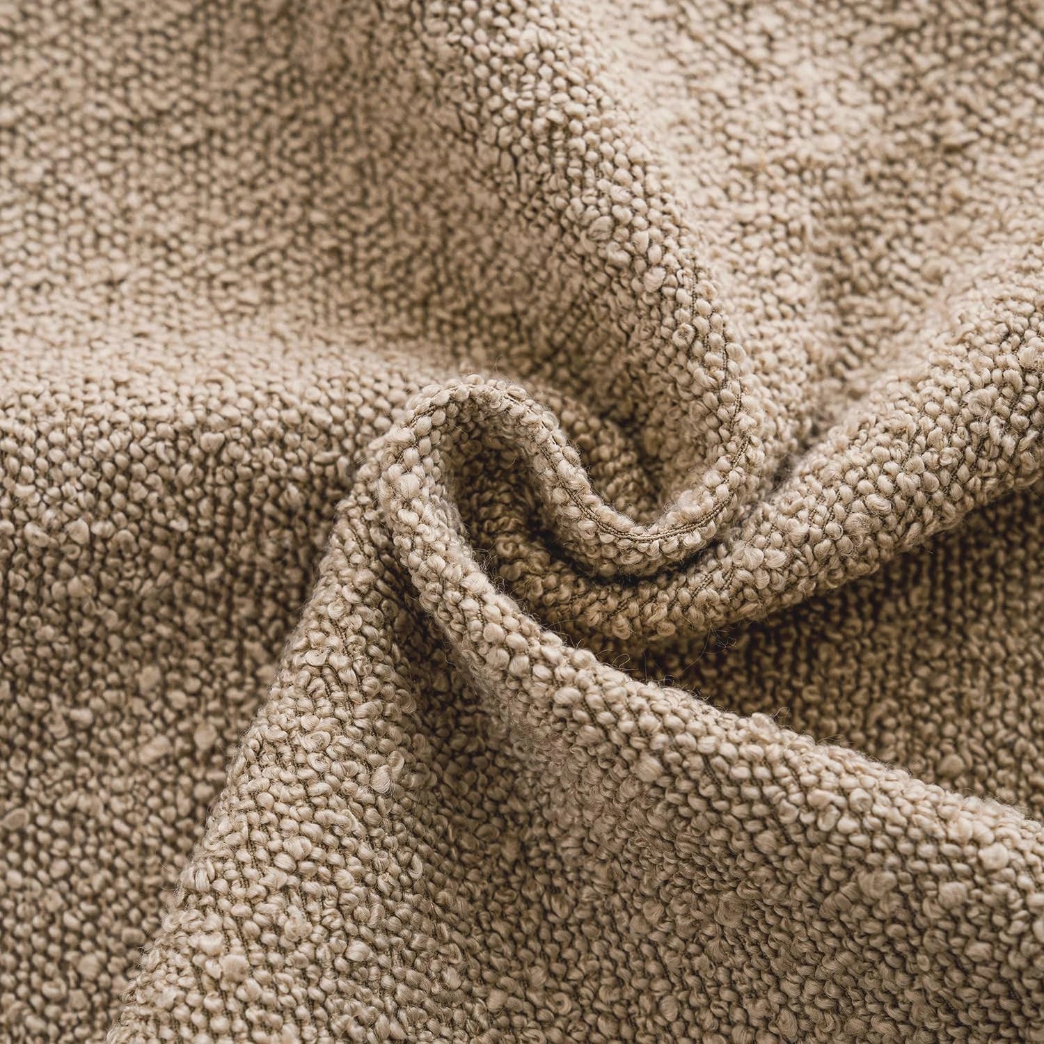 2 Gioia Casa 2-Pack Bouclé Cushion Covers 30x50cm - Camel, 2 of 3