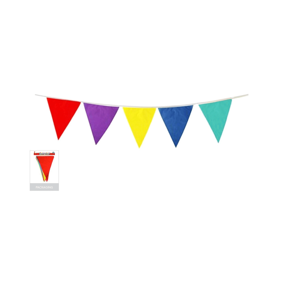 3 BR Costumes Colorful Triangle Bunting Flag Set for Parties and Celebrations, 3 of 4