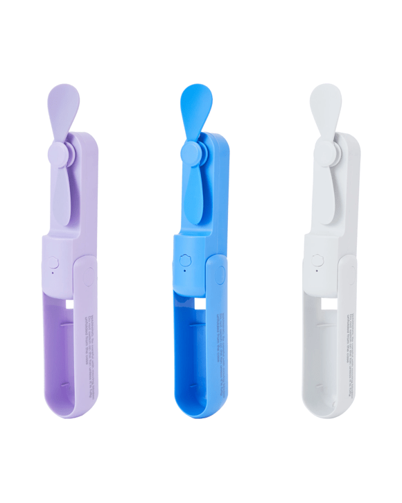 Portable Fan with Power Bank Charger - Assorted