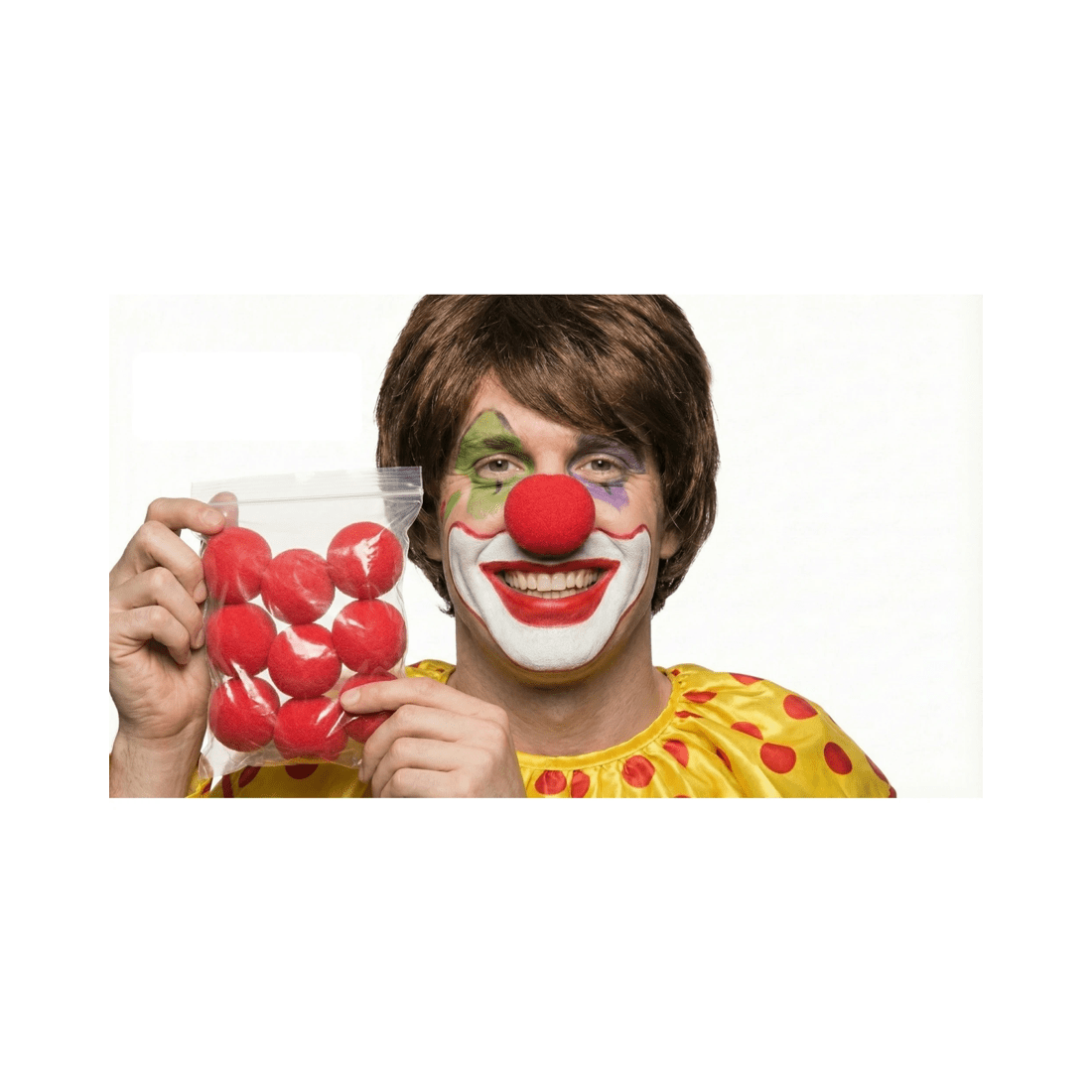 1 BR Costumes Soft Clown Noses for Costume Dress-Up, Pack of 10, 1 of 9
