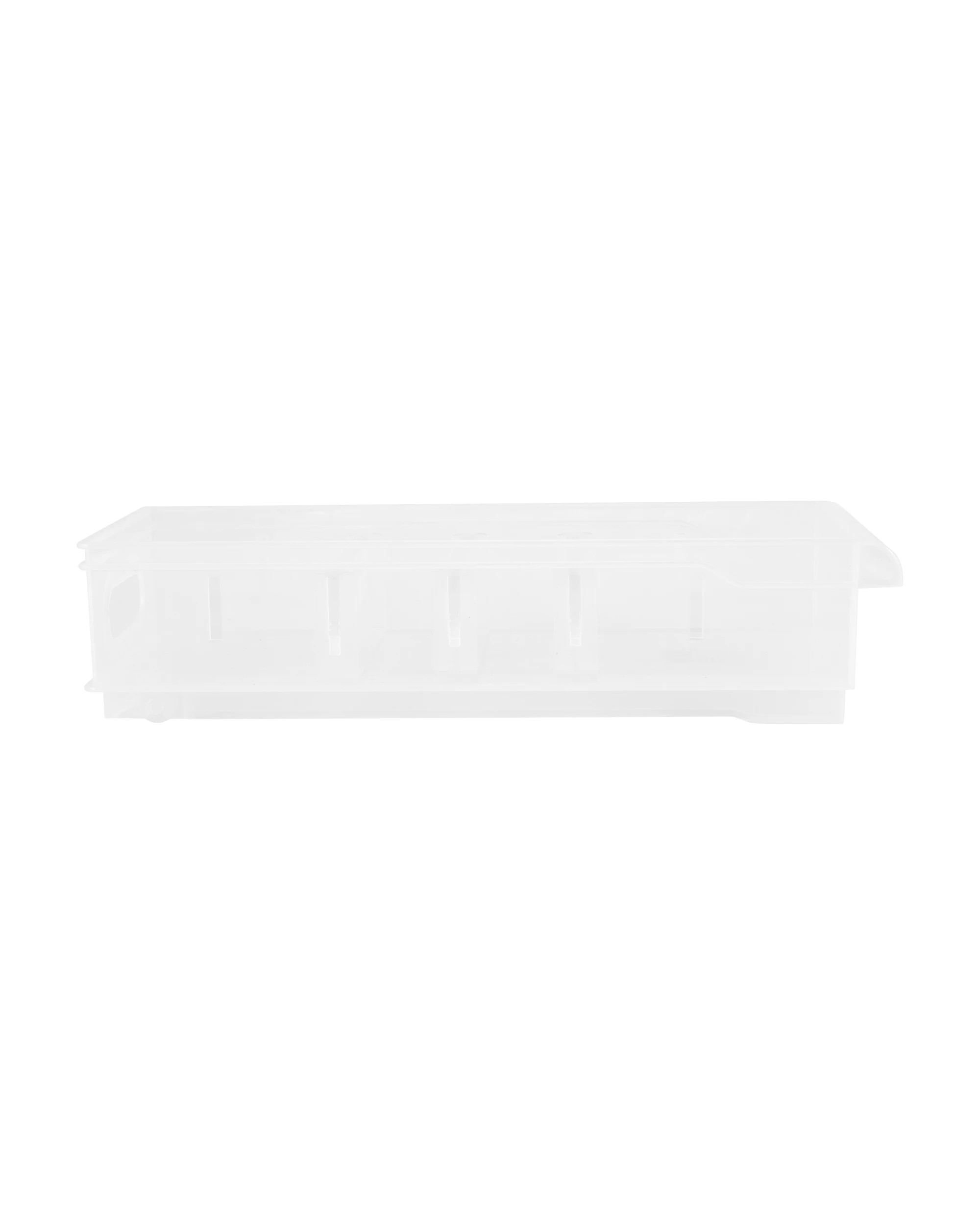 2 Low Stackable Roller Storage - Clear, 2 of 8