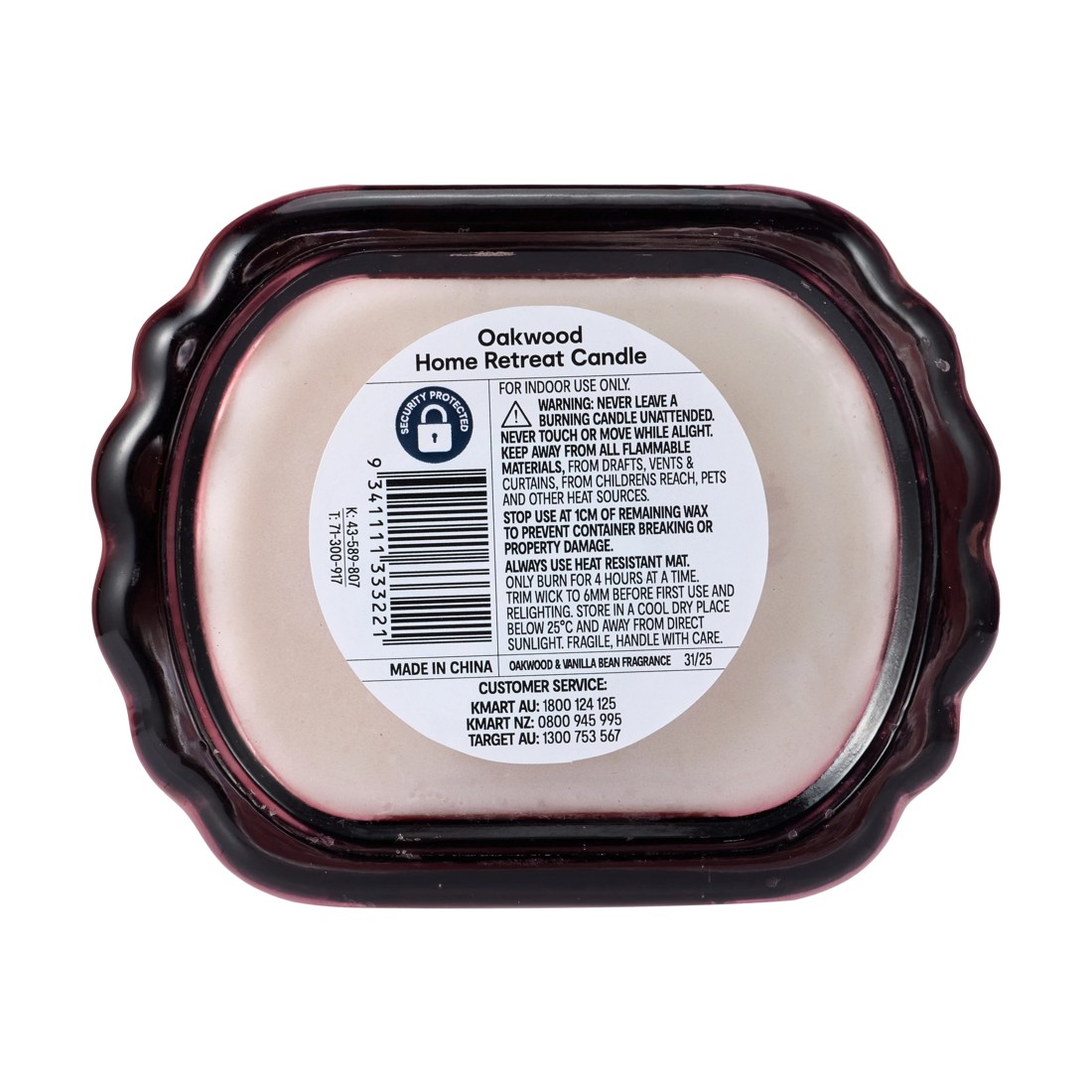 5 Oakwood Home Retreat Glass Candle, 5 of 5