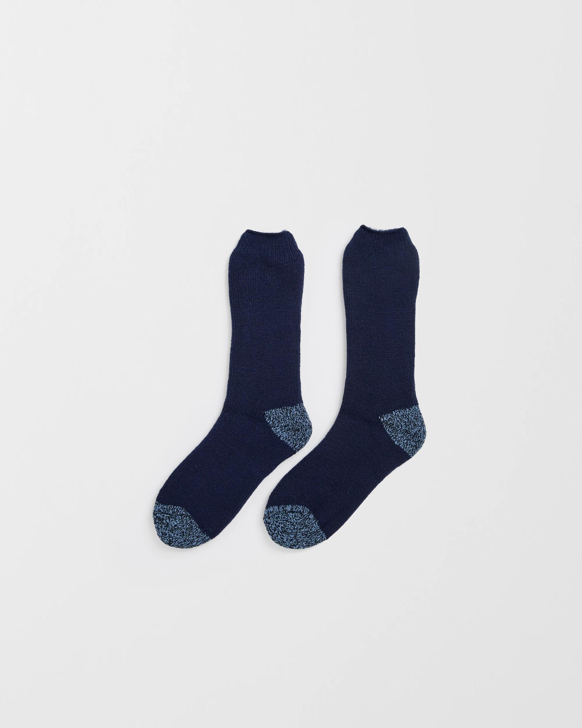 1 Maxx Thermal Crew Socks NAVY, 1 of 3