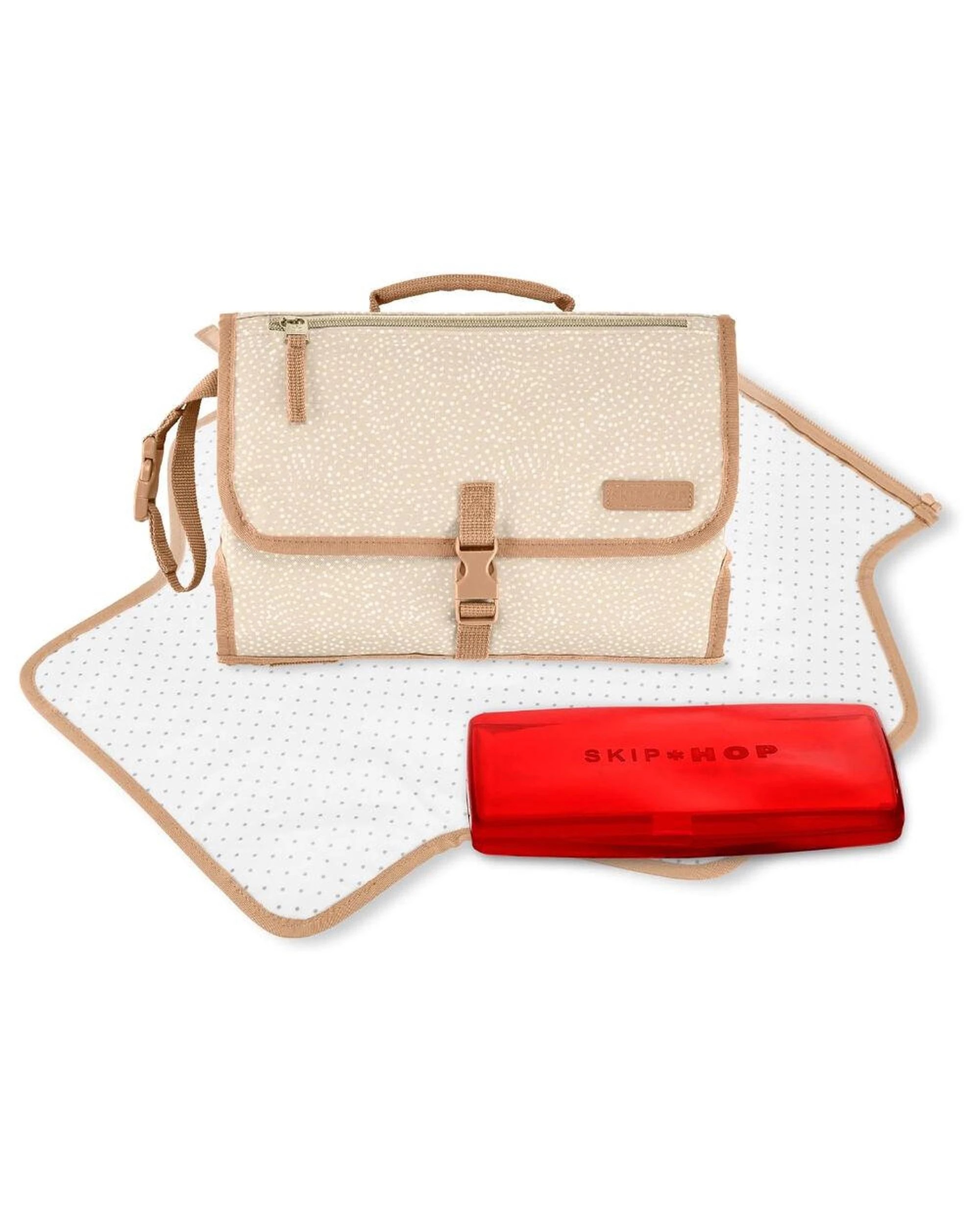 3 Skip Hop Pronto Signature Changing Station  Beige Swirl Dot, 3 of 6