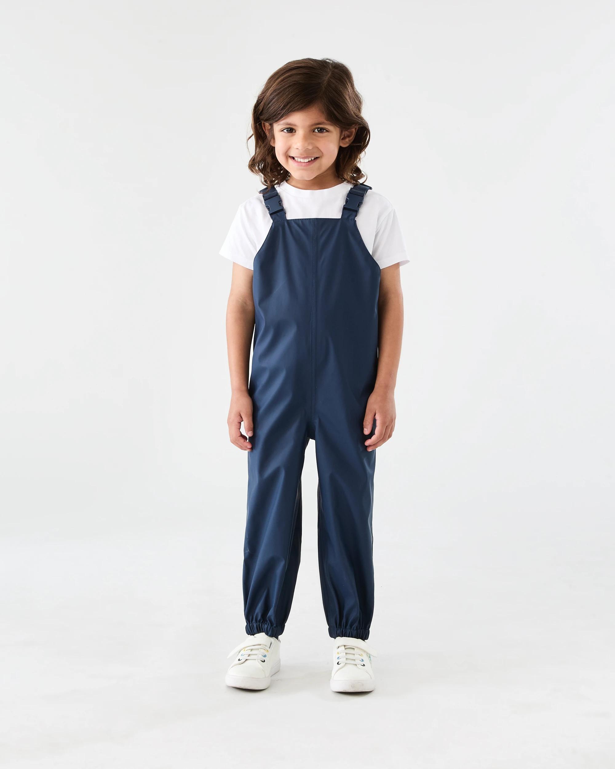 1 Overalls Dress Navy, 1 of 6