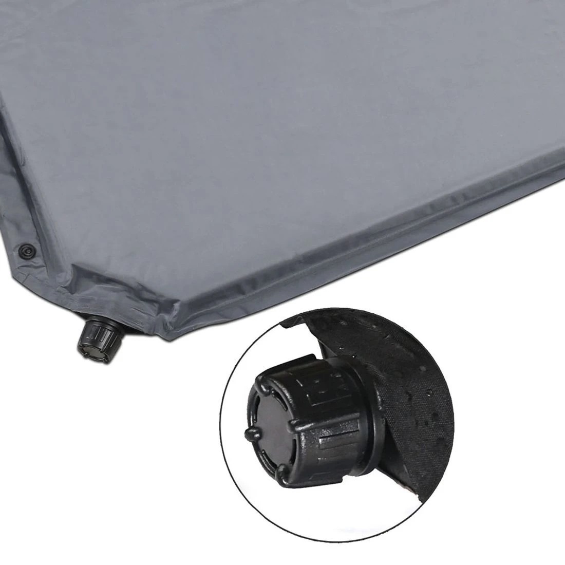 7 Weisshorn Self Inflating Mattress Camping Sleeping Mat Air Bed Pad Double - Grey, 7 of 7