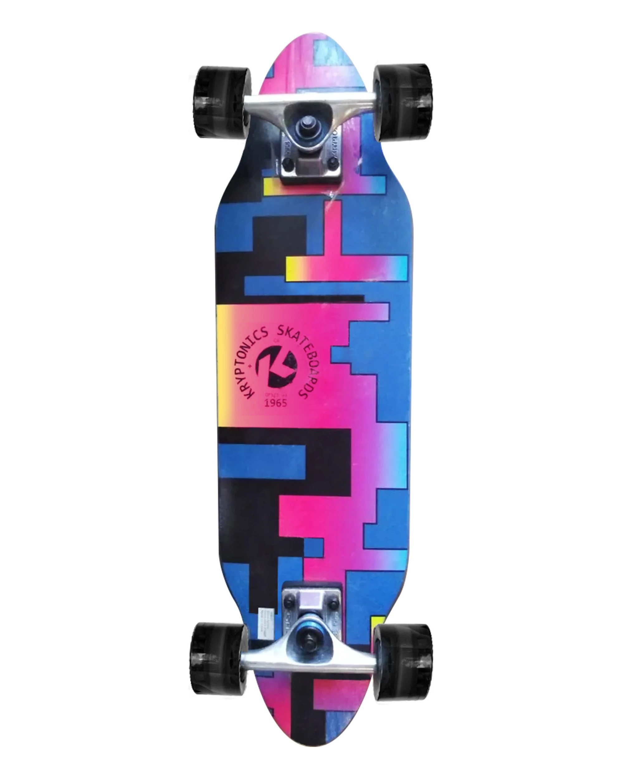 5 Kryptonics 26-inch Skateboard Mini Cutaway Cruiser Board - 89 IS Fine, 5 of 9
