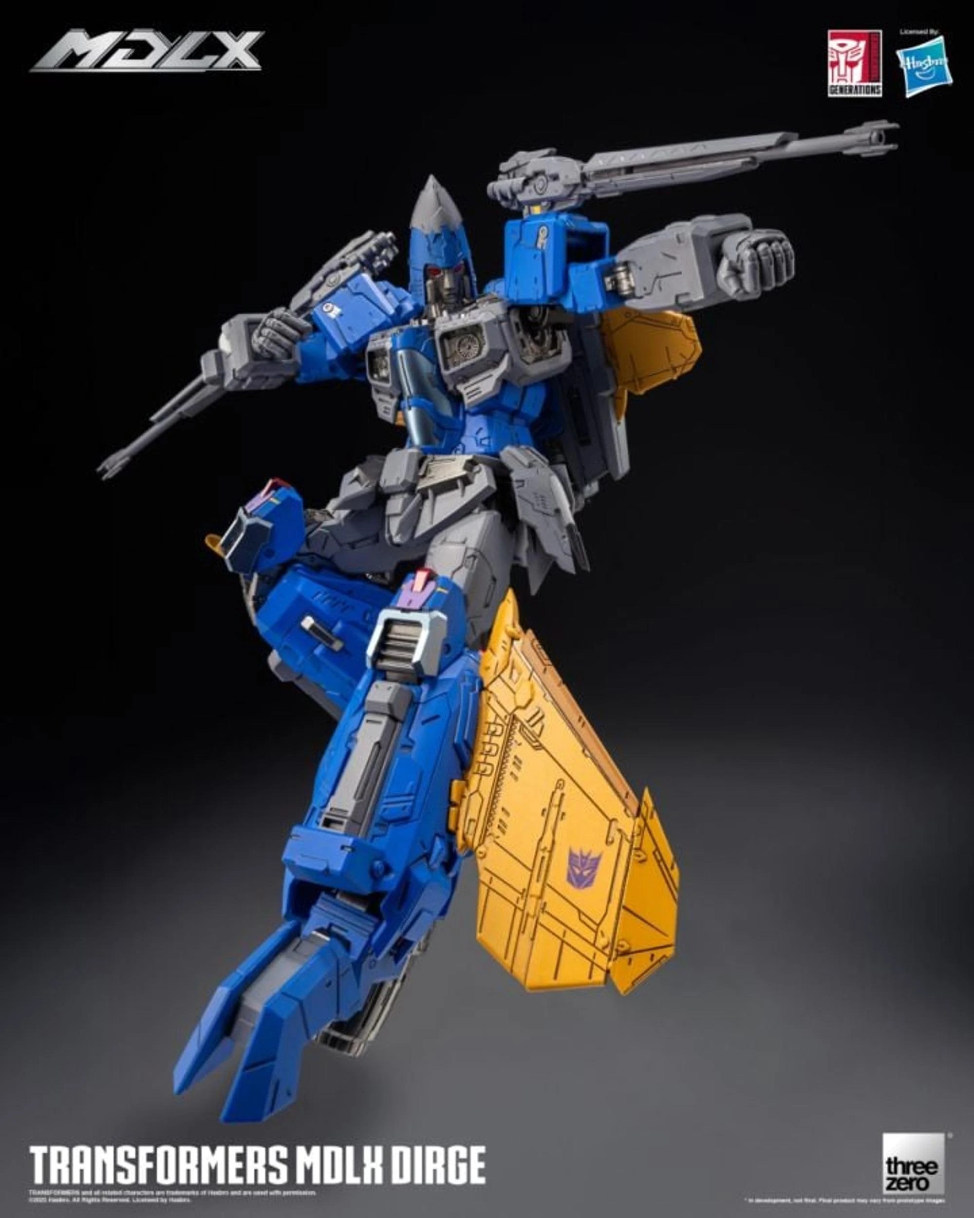 5 Threezero Transformers Dirge MDLX Collectable Action Figure, 5 of 9