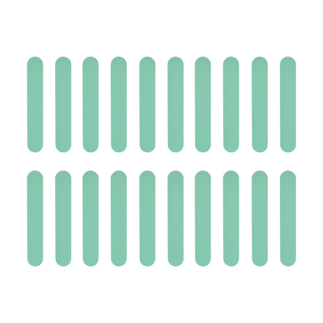 2 OXX Cosmetics 20 Piece Nail File Set - Mint, 2 of 3