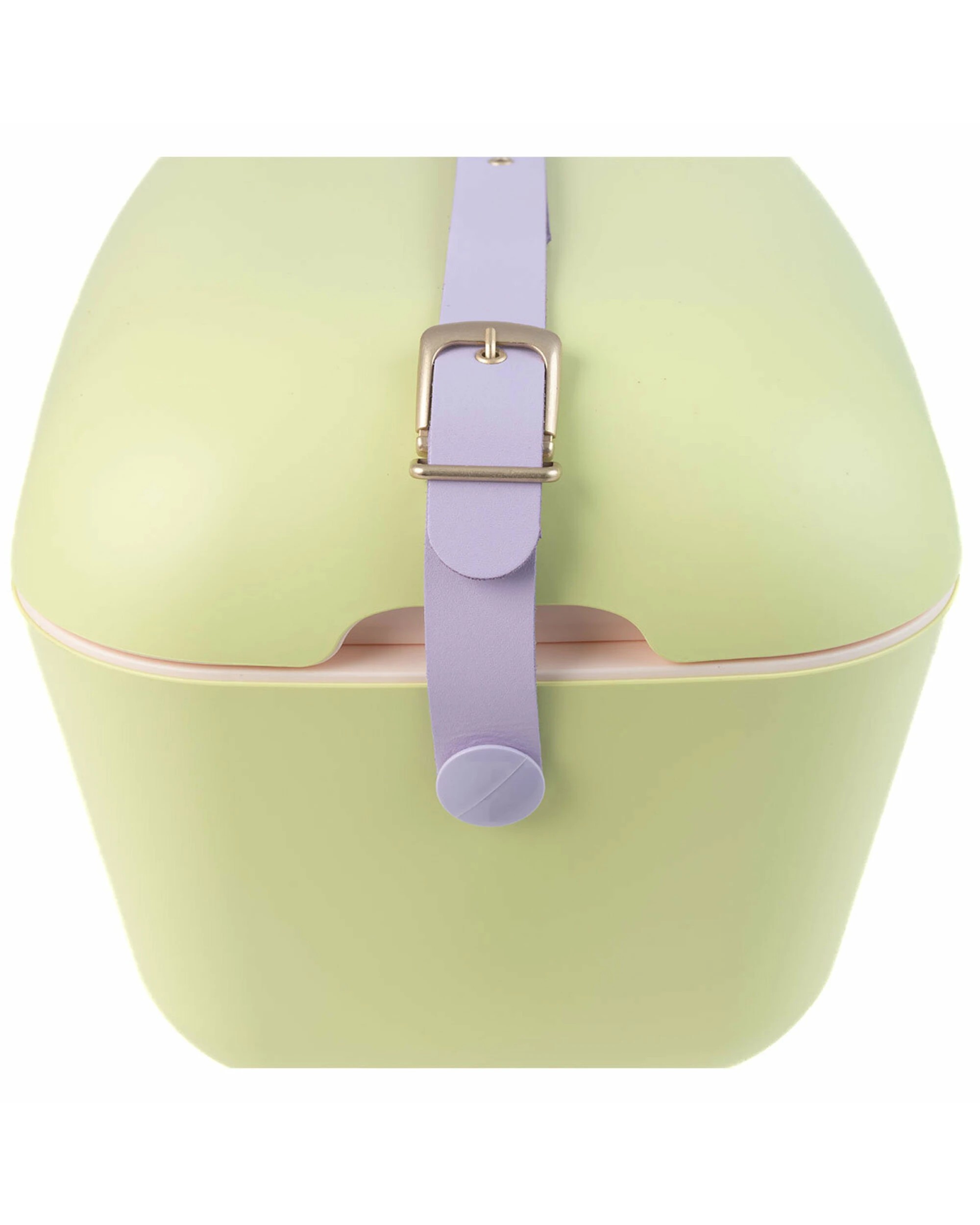 2 Polarbox Pop 20L Cooler Lime with Lilac Logo and Strap, 2 of 3