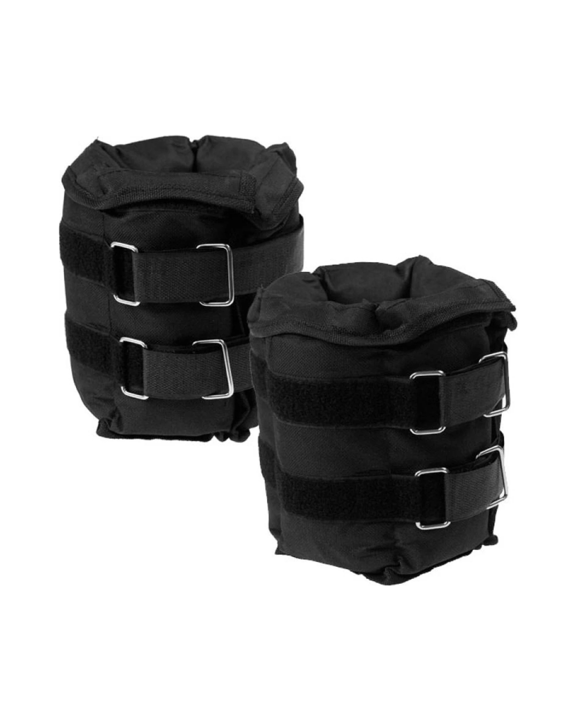 1 Powertrain Heavy Duty Adjustable Ankle Wrist Weights 5kg - Black, 1 of 6