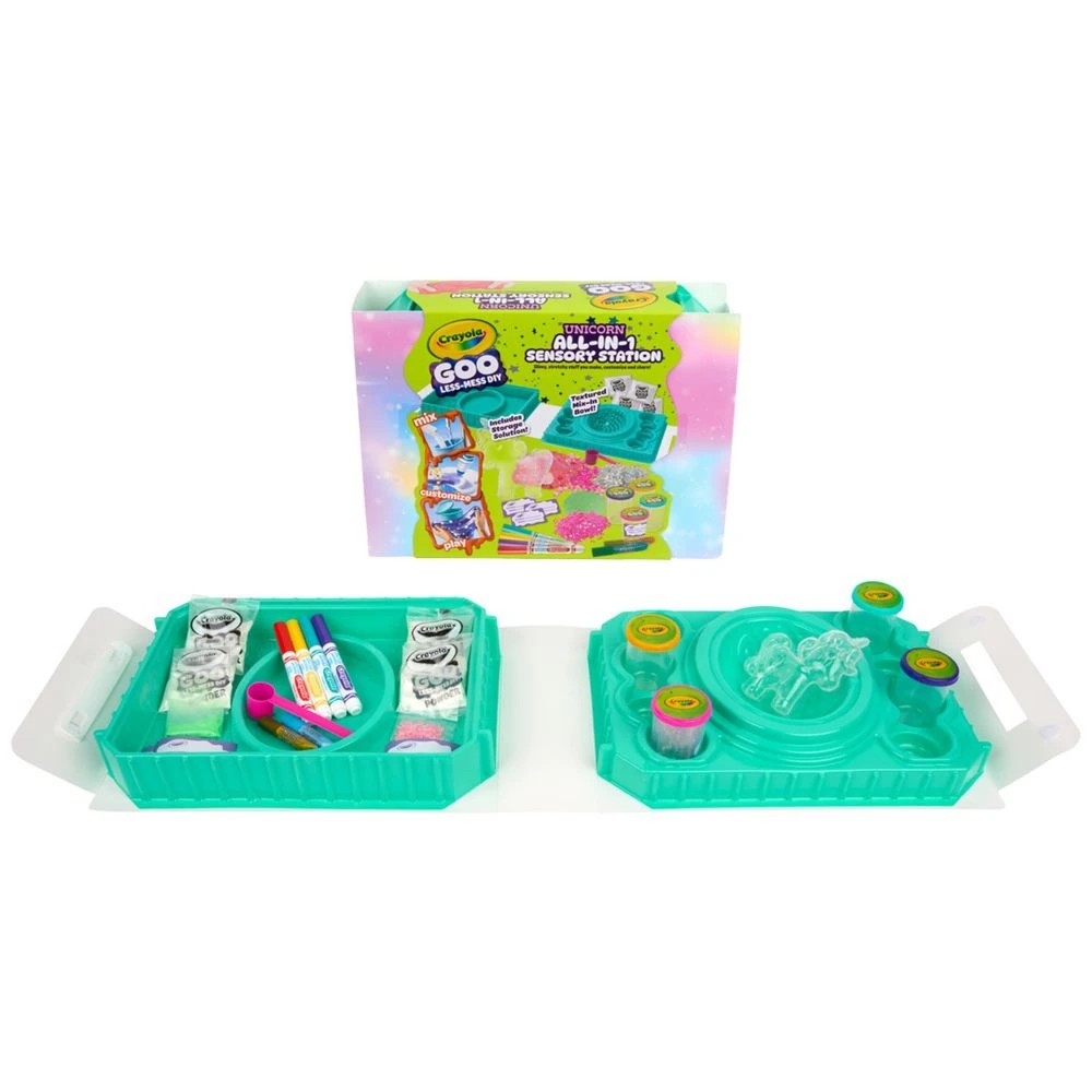 2 Crayola Goo All-in-1 Sensory Station Unicorn, 2 of 6